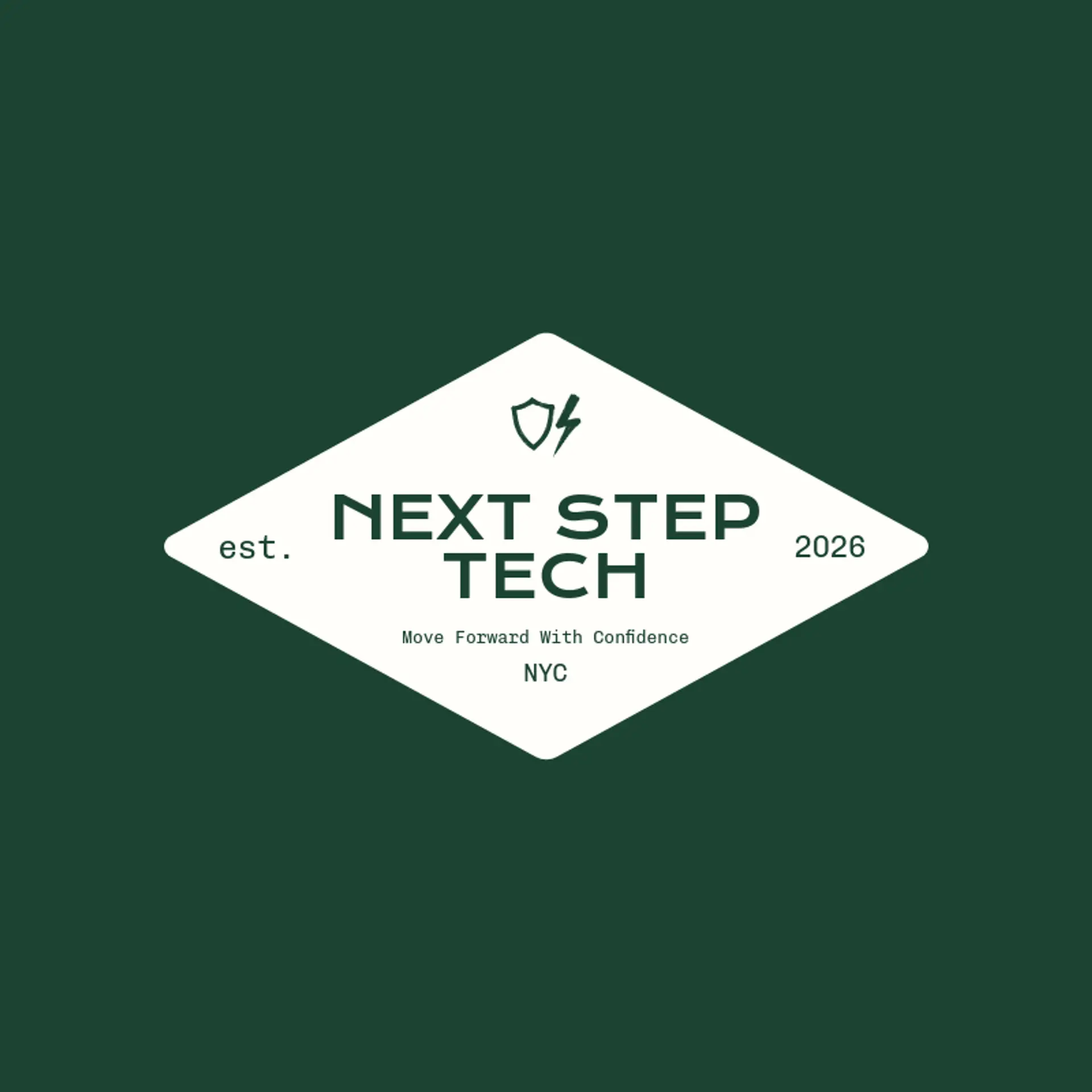 Next Step Tech logo for computer