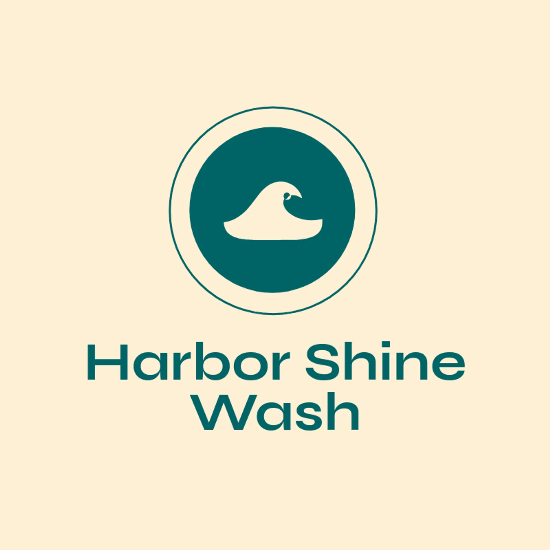 Harbor Shine Wash logo for car wash