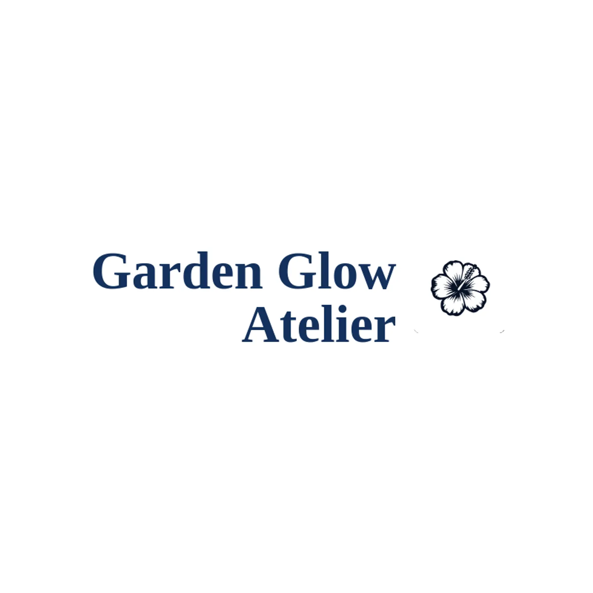 Garden Glow Atelier logo for hibiscus