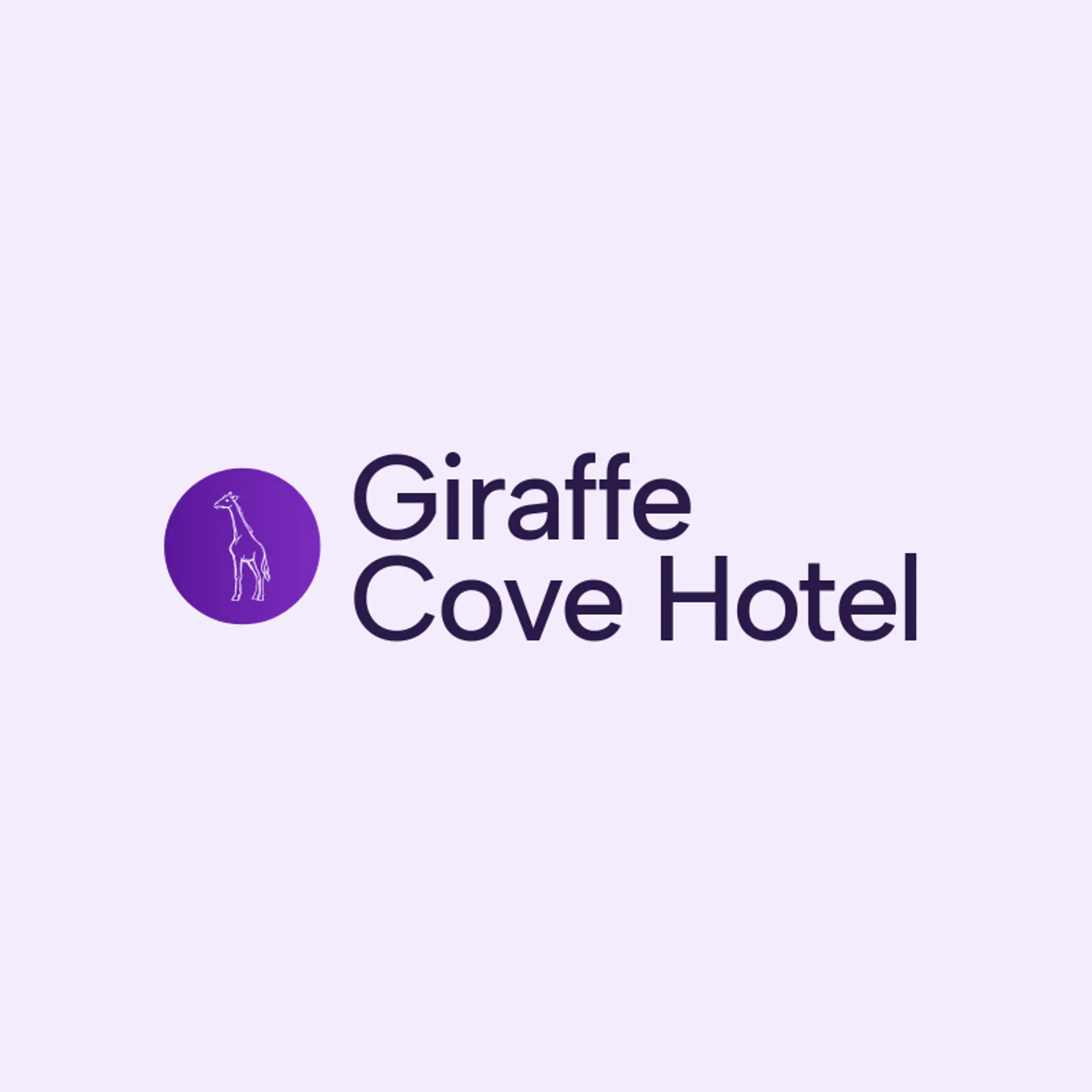Giraffe Cove Hotel logo for giraffe