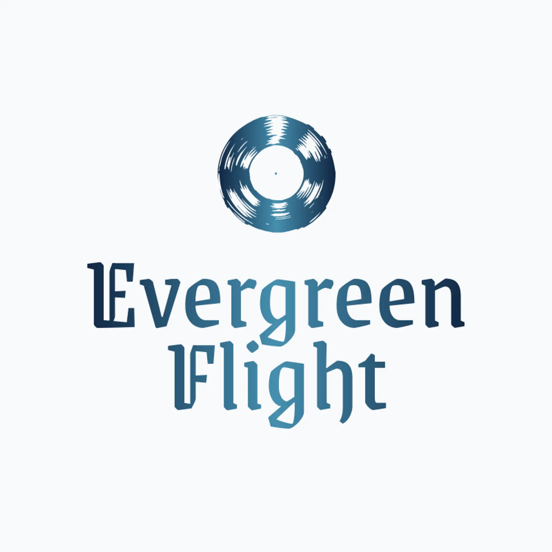 Evergreen Flight logo for disc