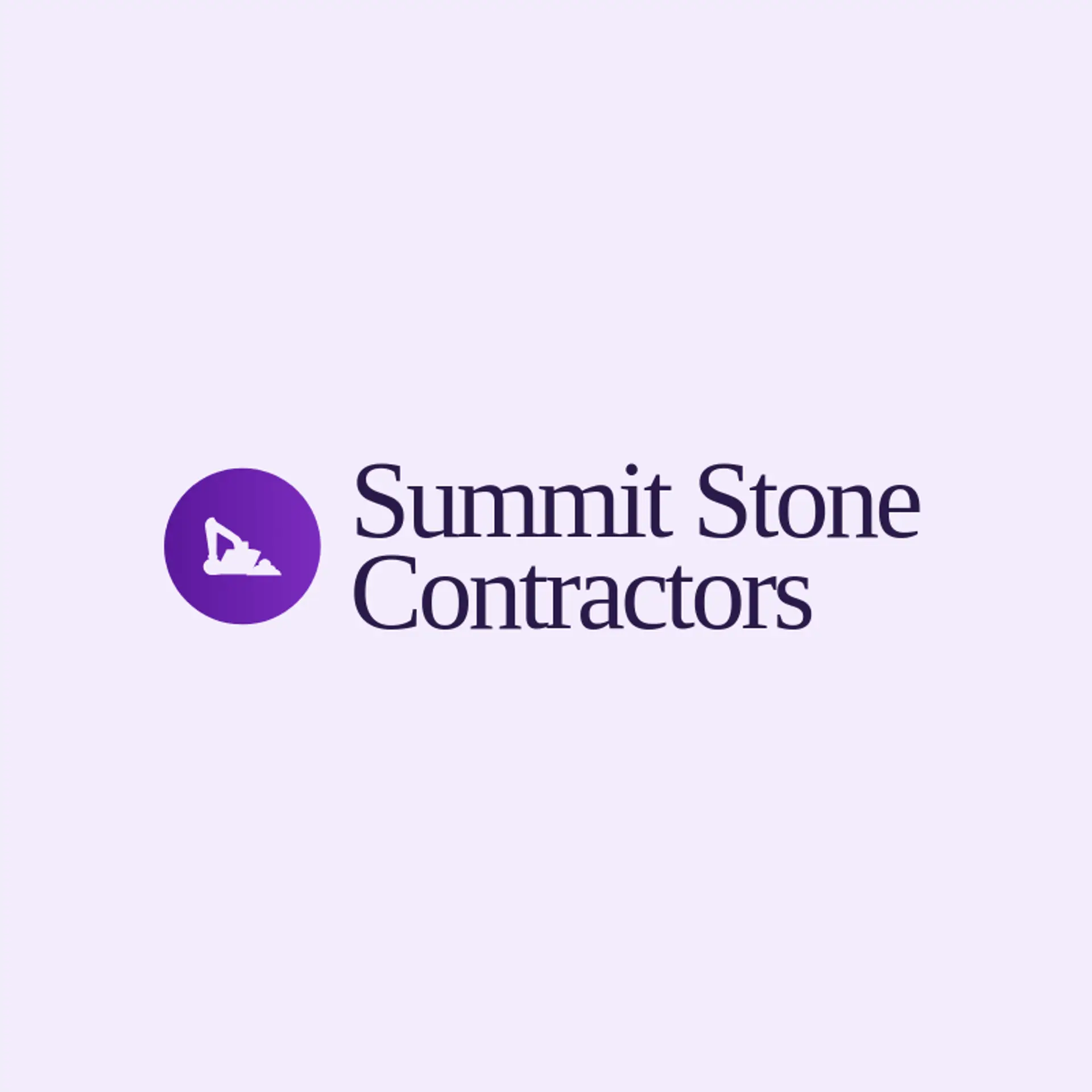 Summit Stone Contractors logo for excavator