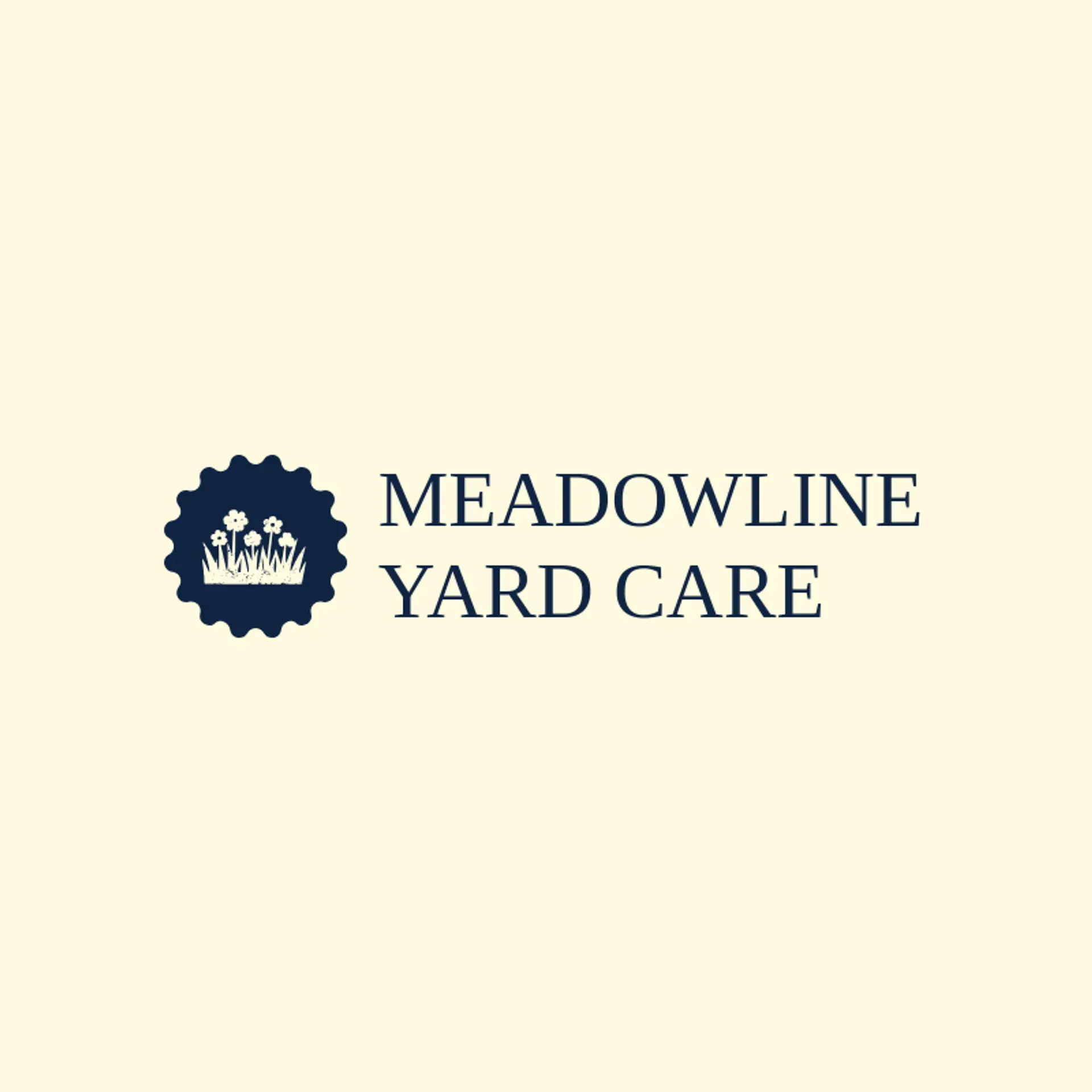 Meadowline Yard Care logo for yard