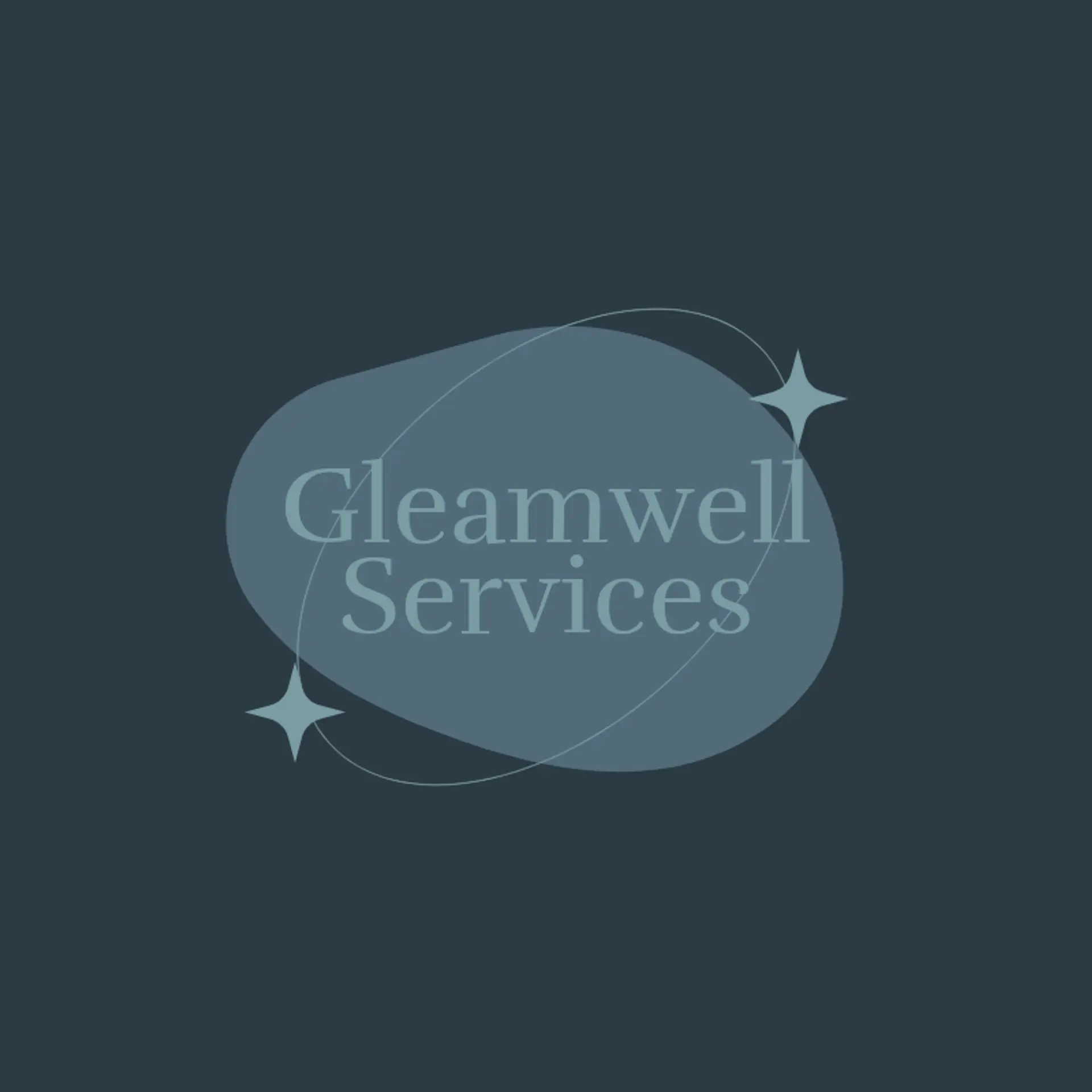 GleamWell Services logo for blg cleaning service