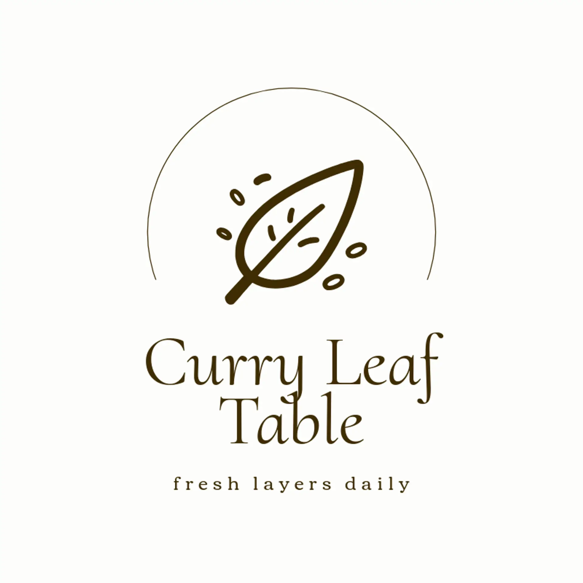 Curry Leaf Table logo for biryani
