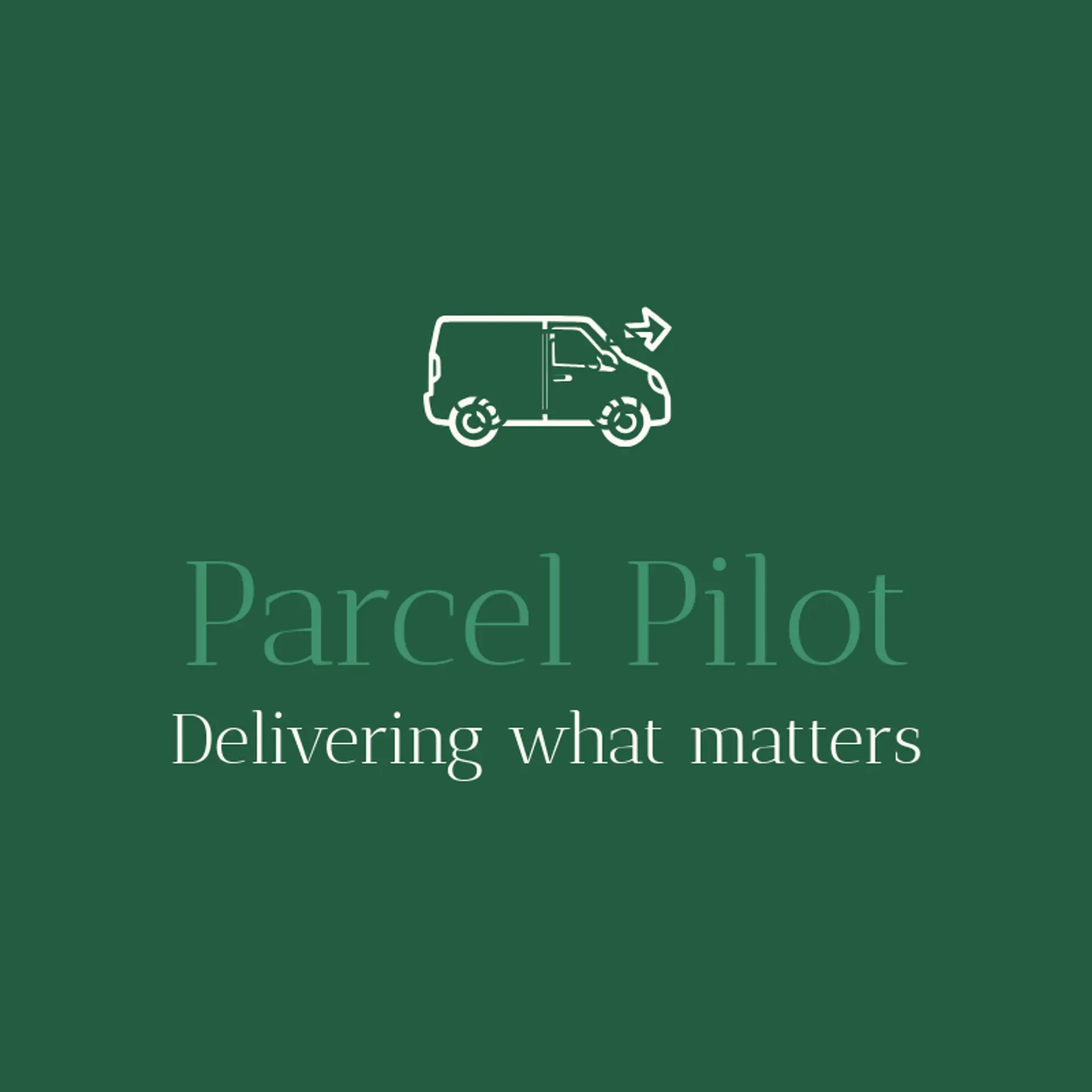 Parcel Pilot logo for transport