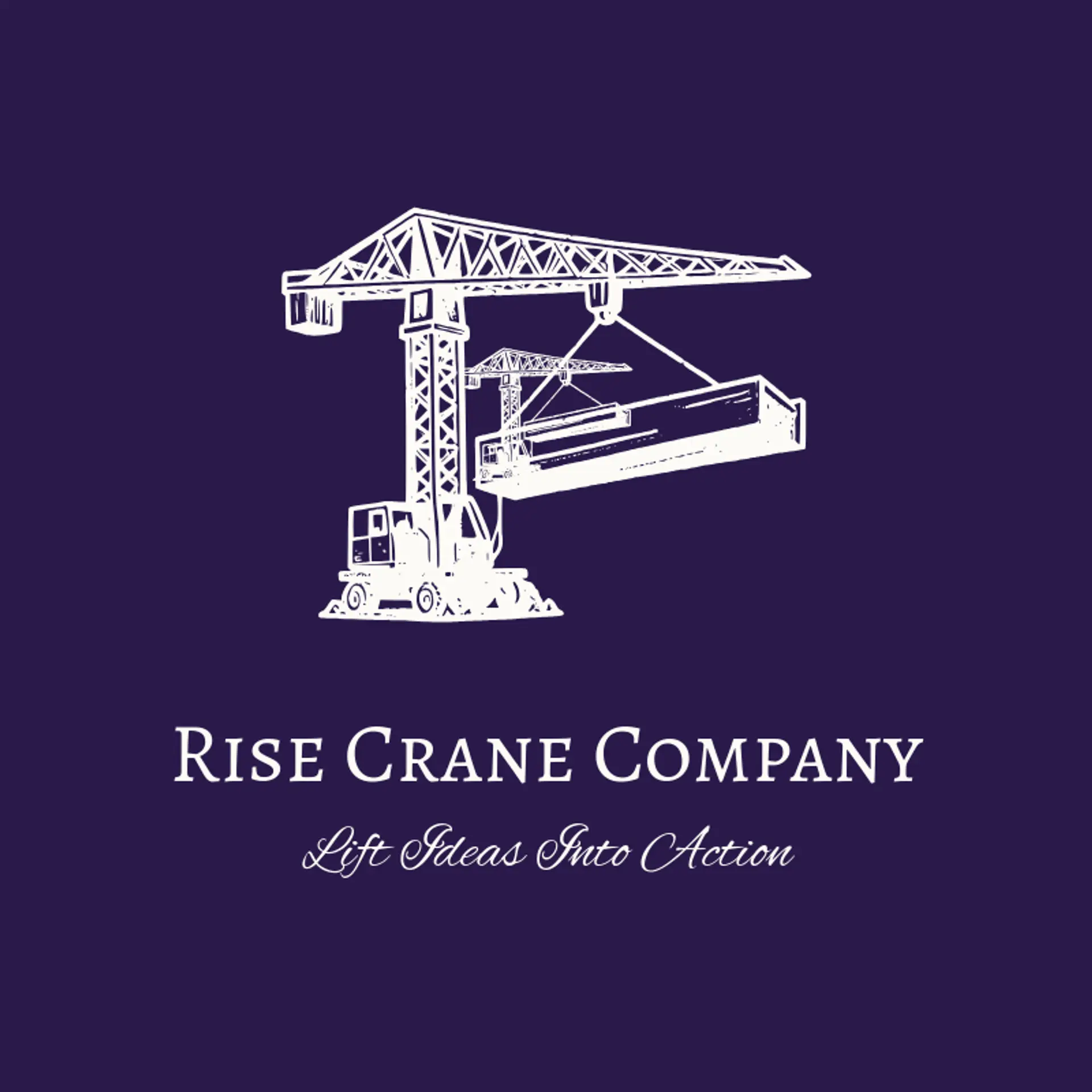 Rise Crane Company logo for build