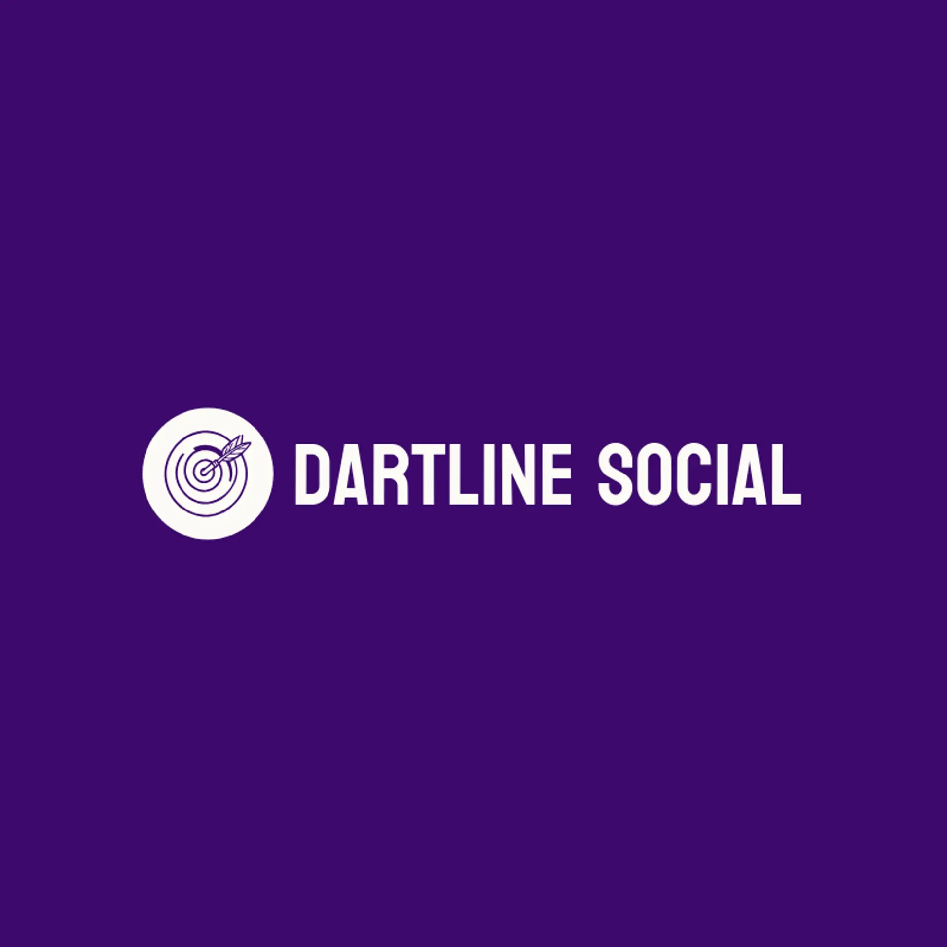 Dartline Social logo for bullseye