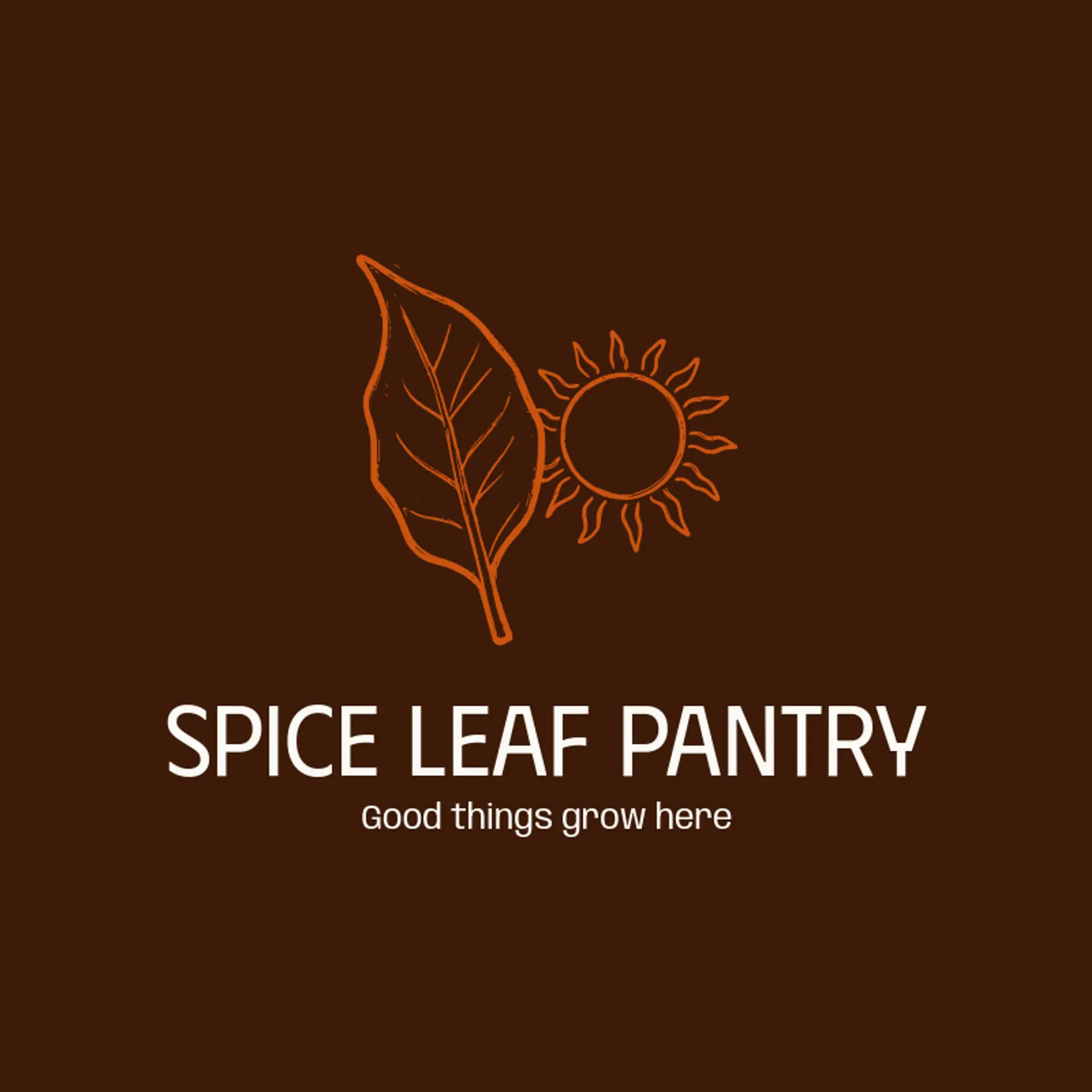 Spice Leaf Pantry logo for indian
