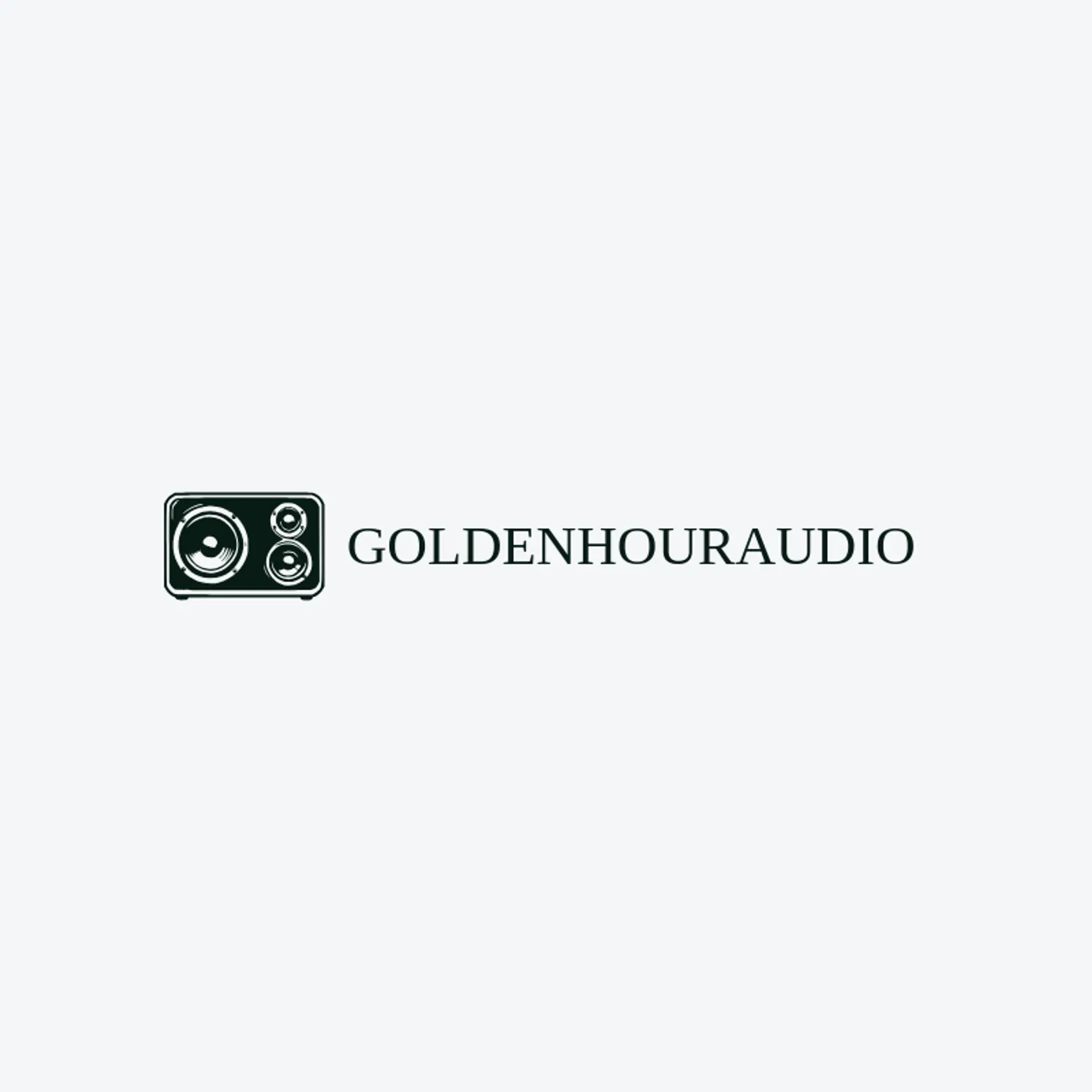Golden Hour Audio logo for stereo