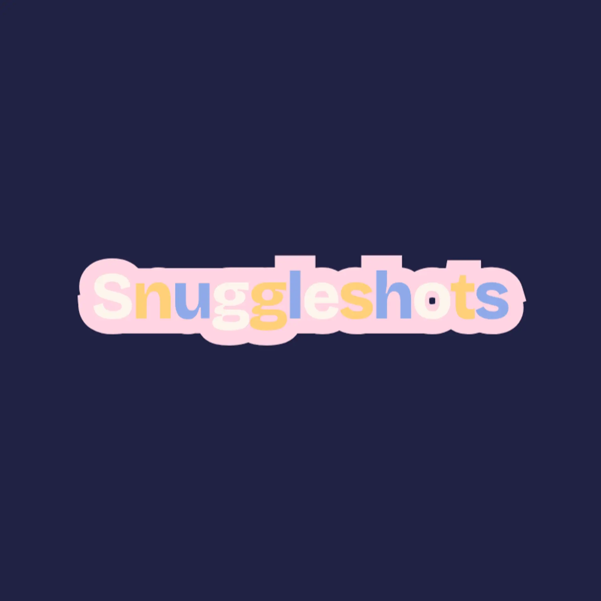 SnuggleShots logo for newborn photography