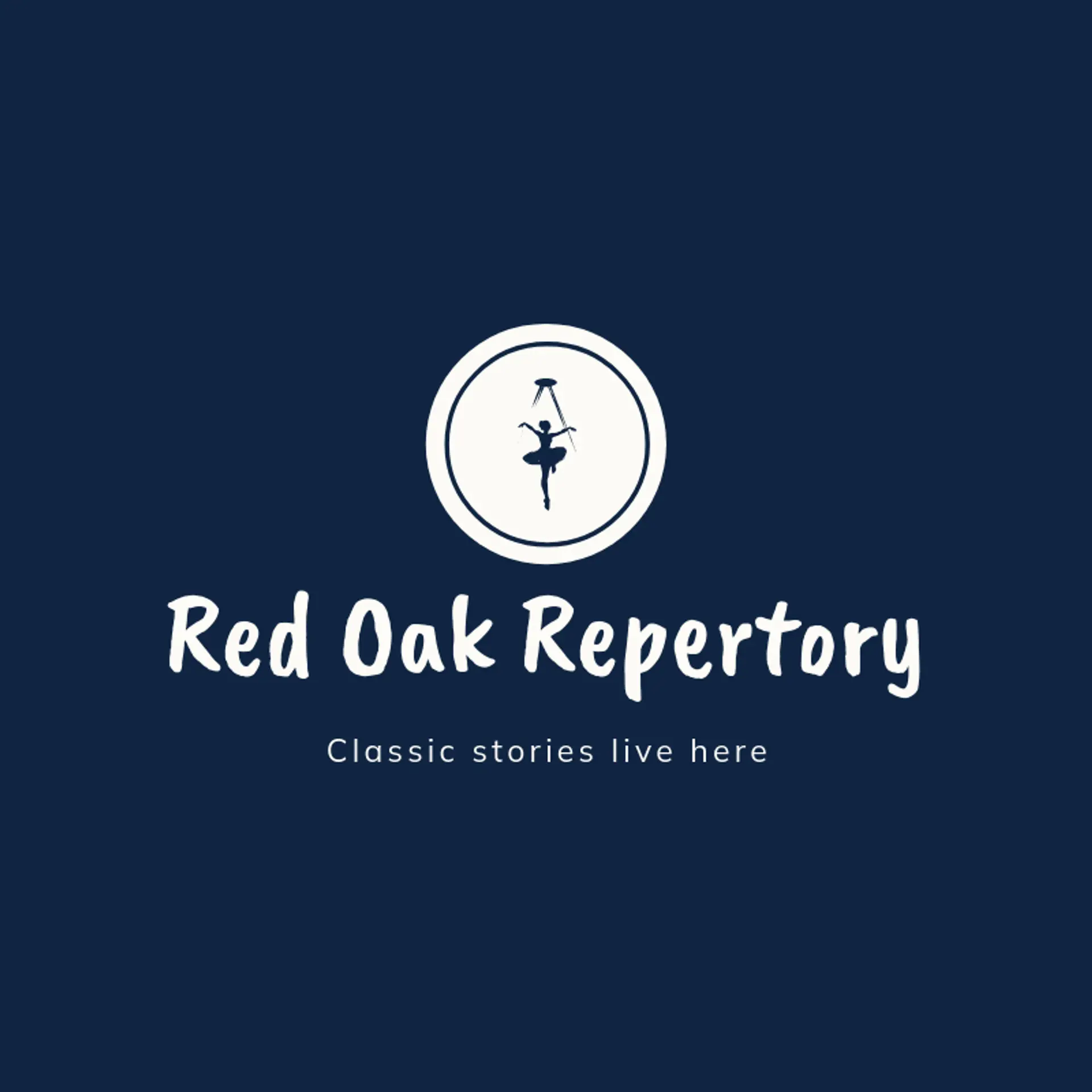 Red Oak Repertory logo for theater