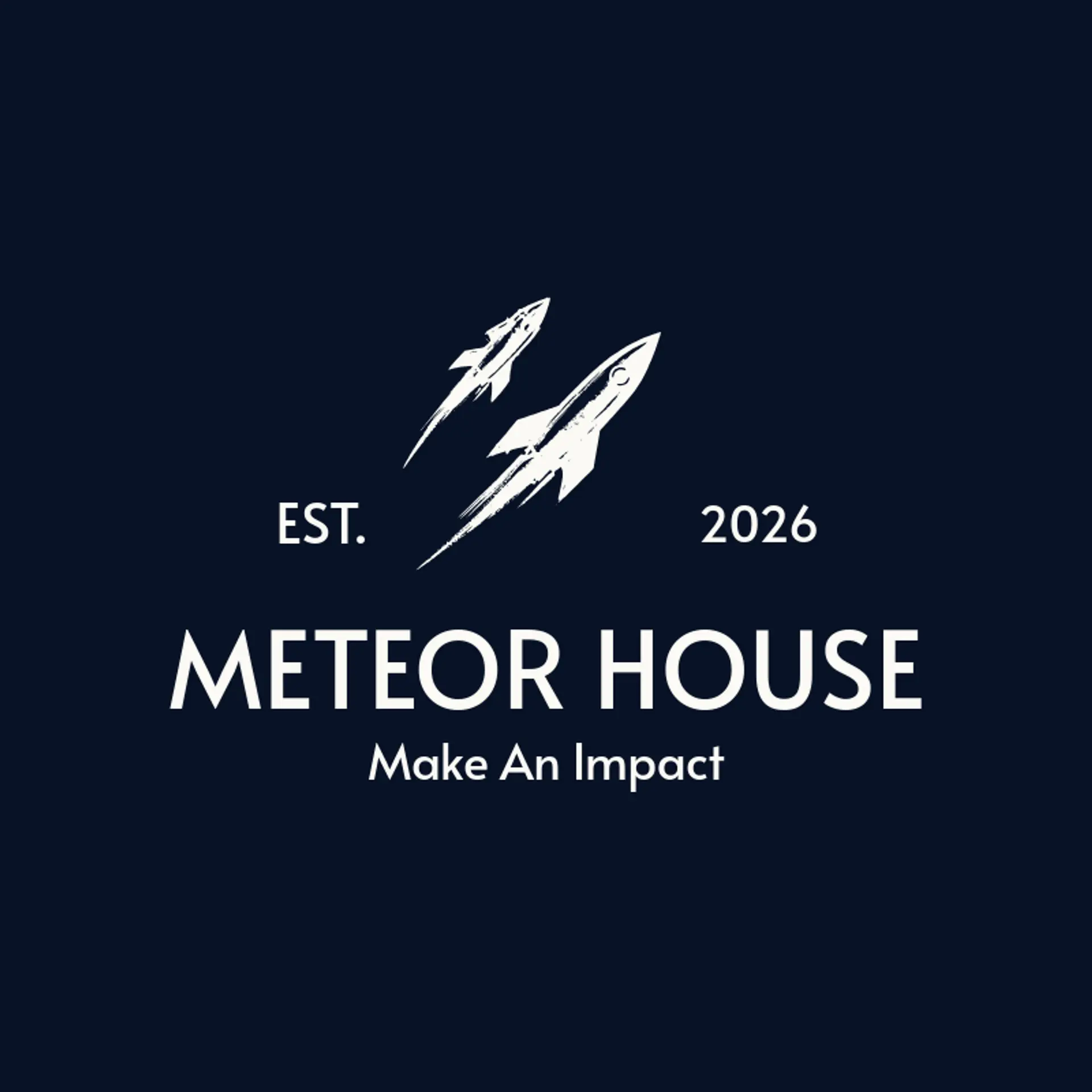 Meteor House logo for rocket