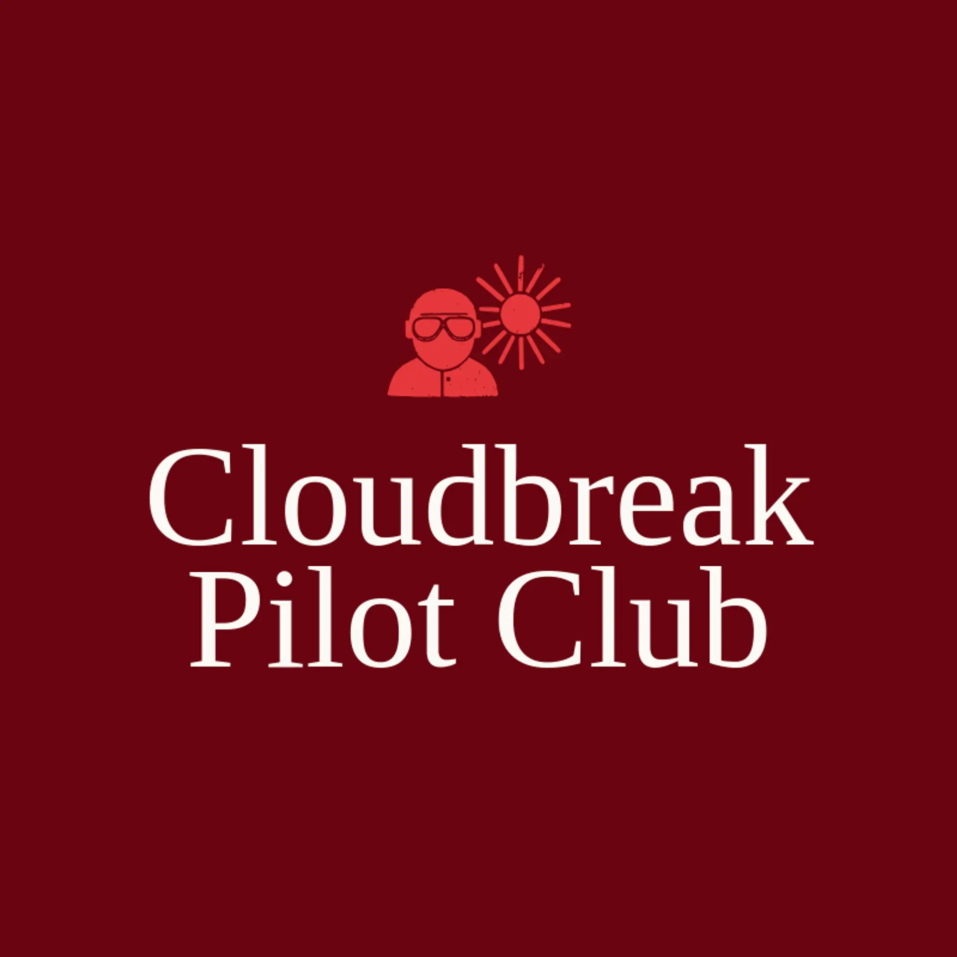 Cloudbreak Pilot Club logo for aviator