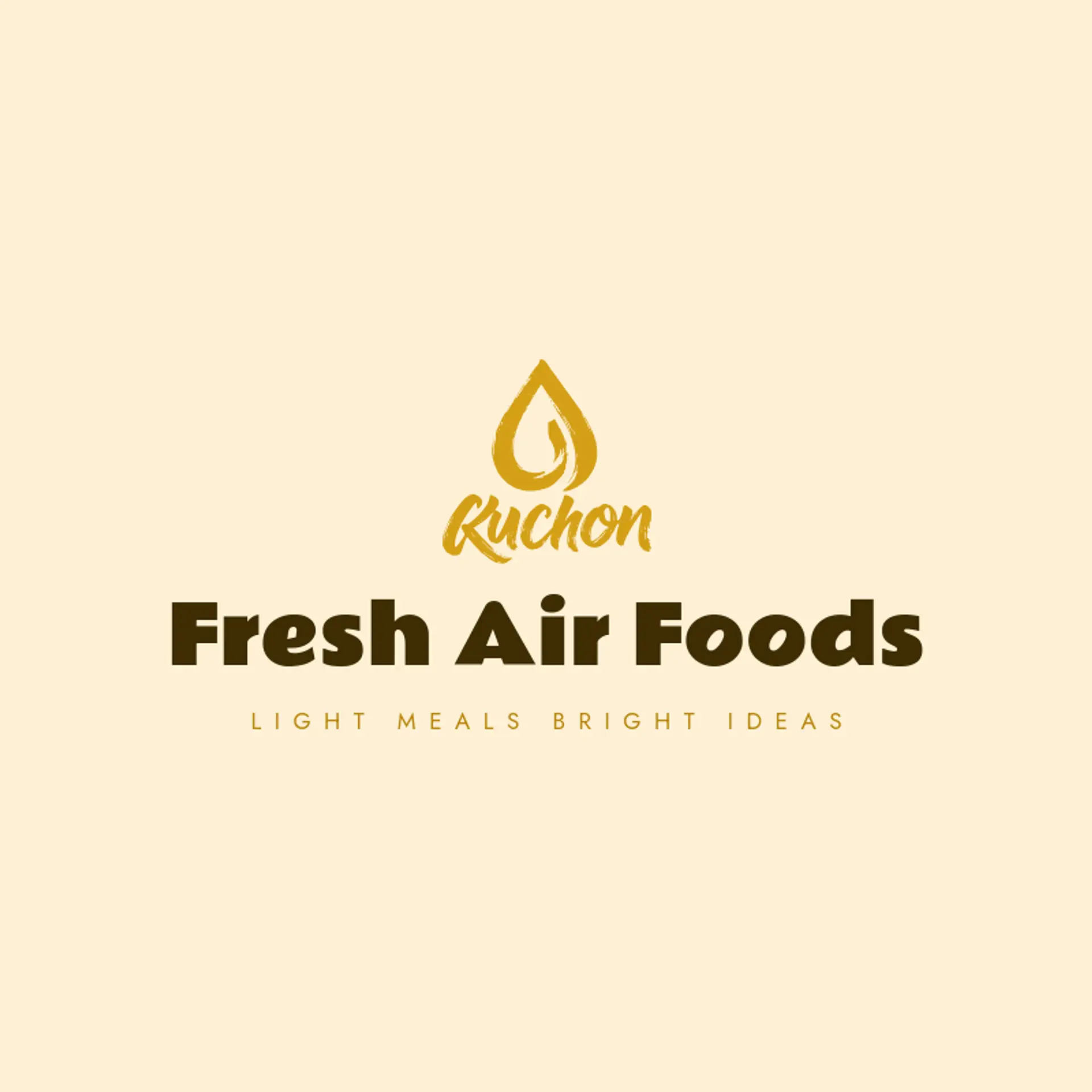 Fresh Air Foods logo for cloud kitchen