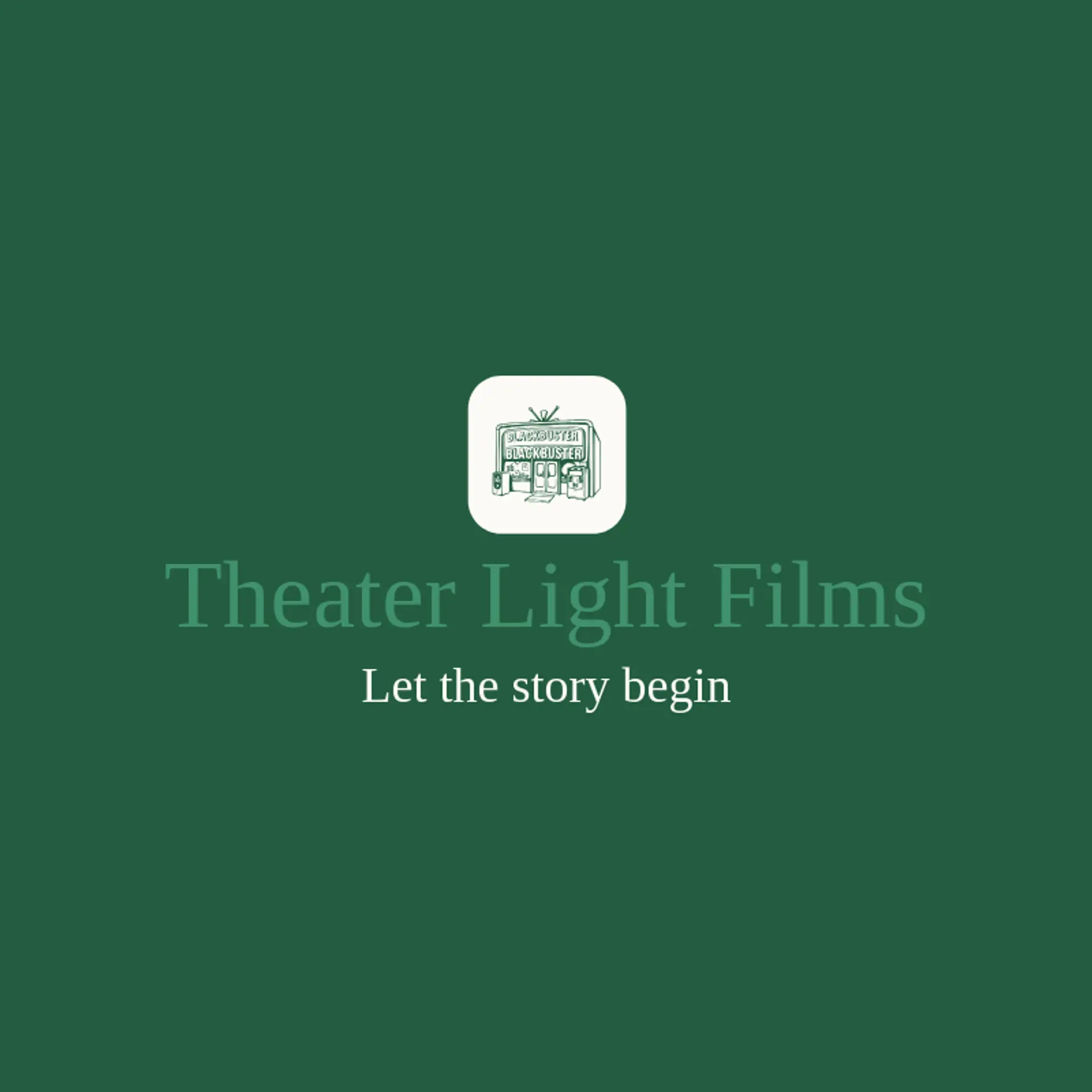 Theater Light Films logo for blockbuster