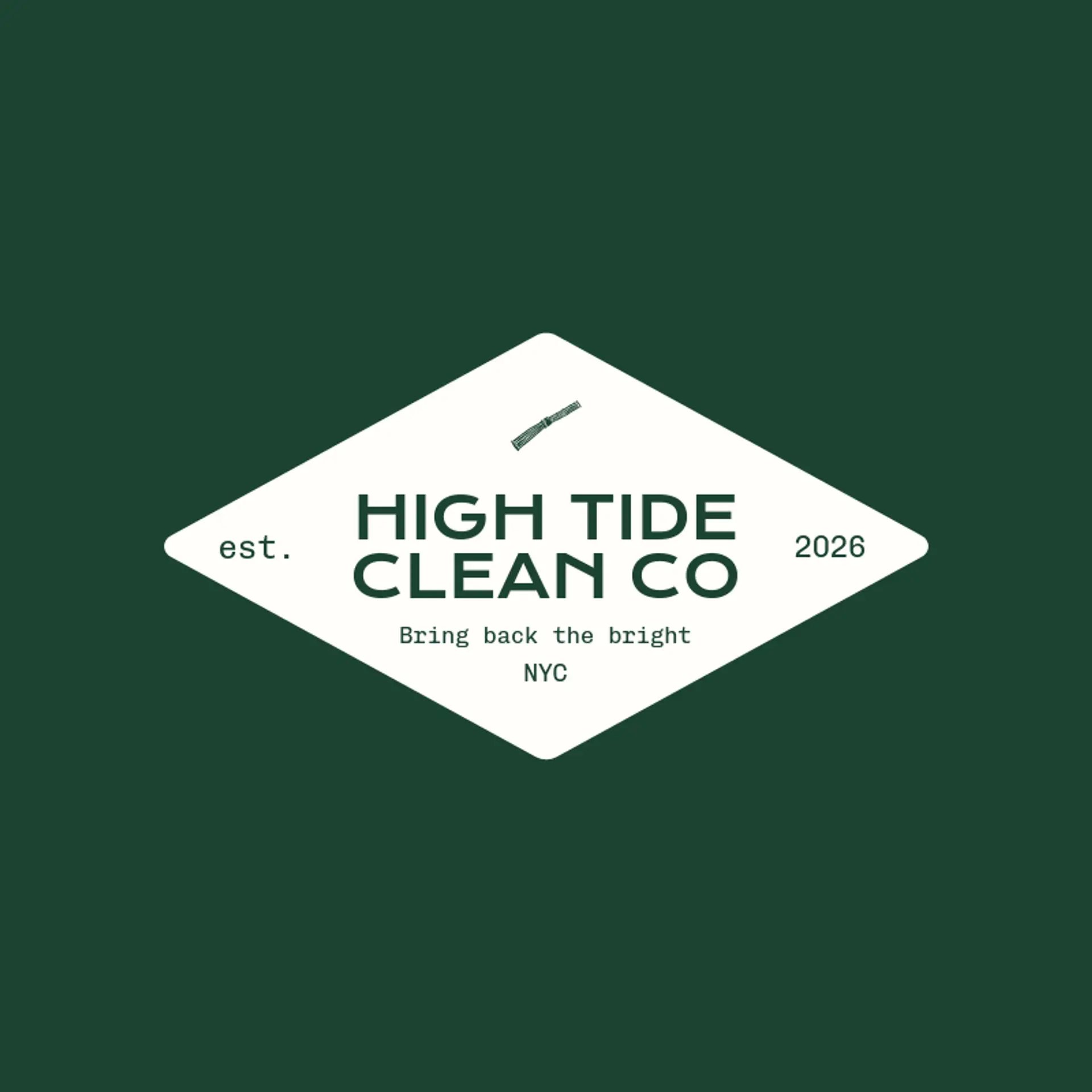 High Tide Clean Co logo for pressure wash