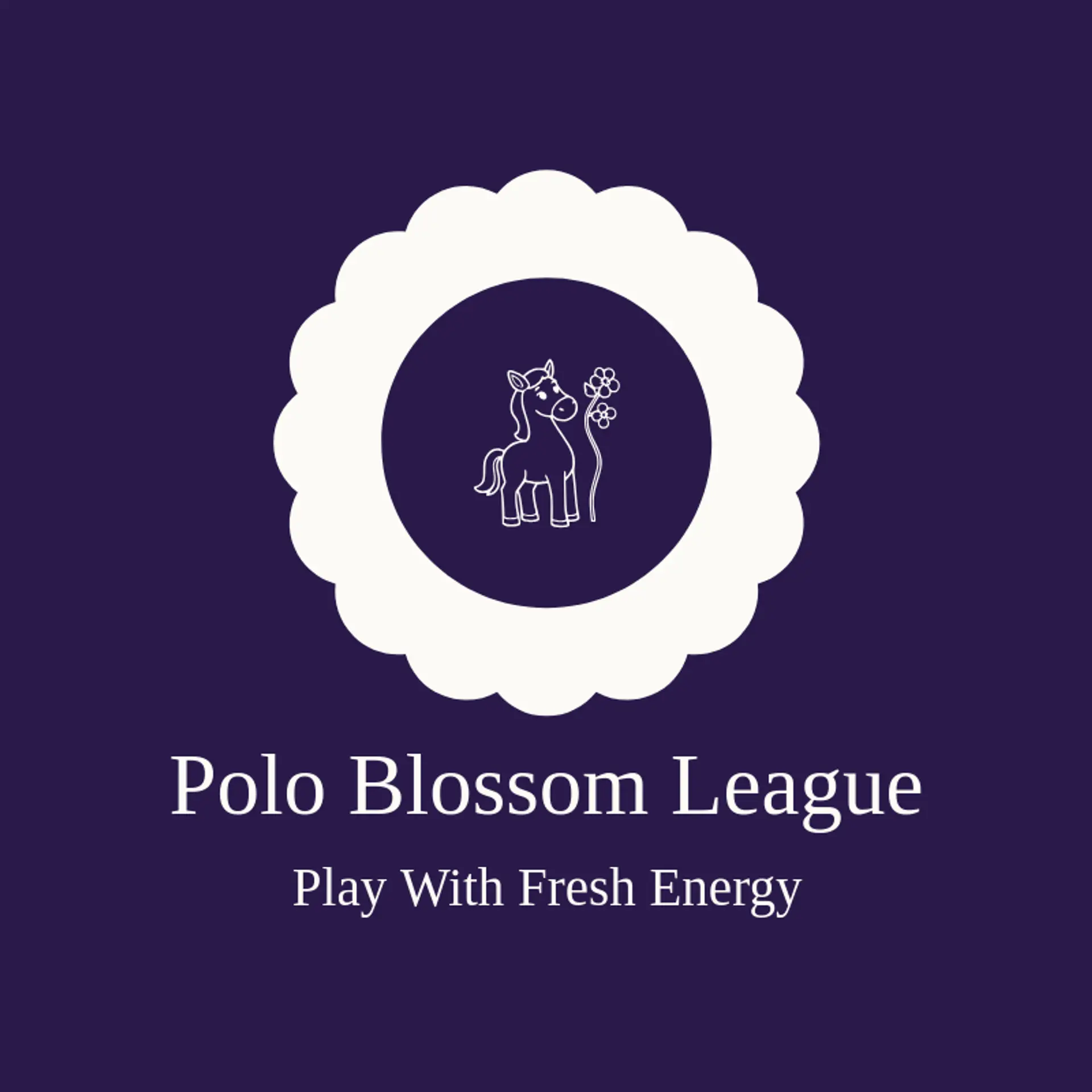 Polo Blossom League logo for polo