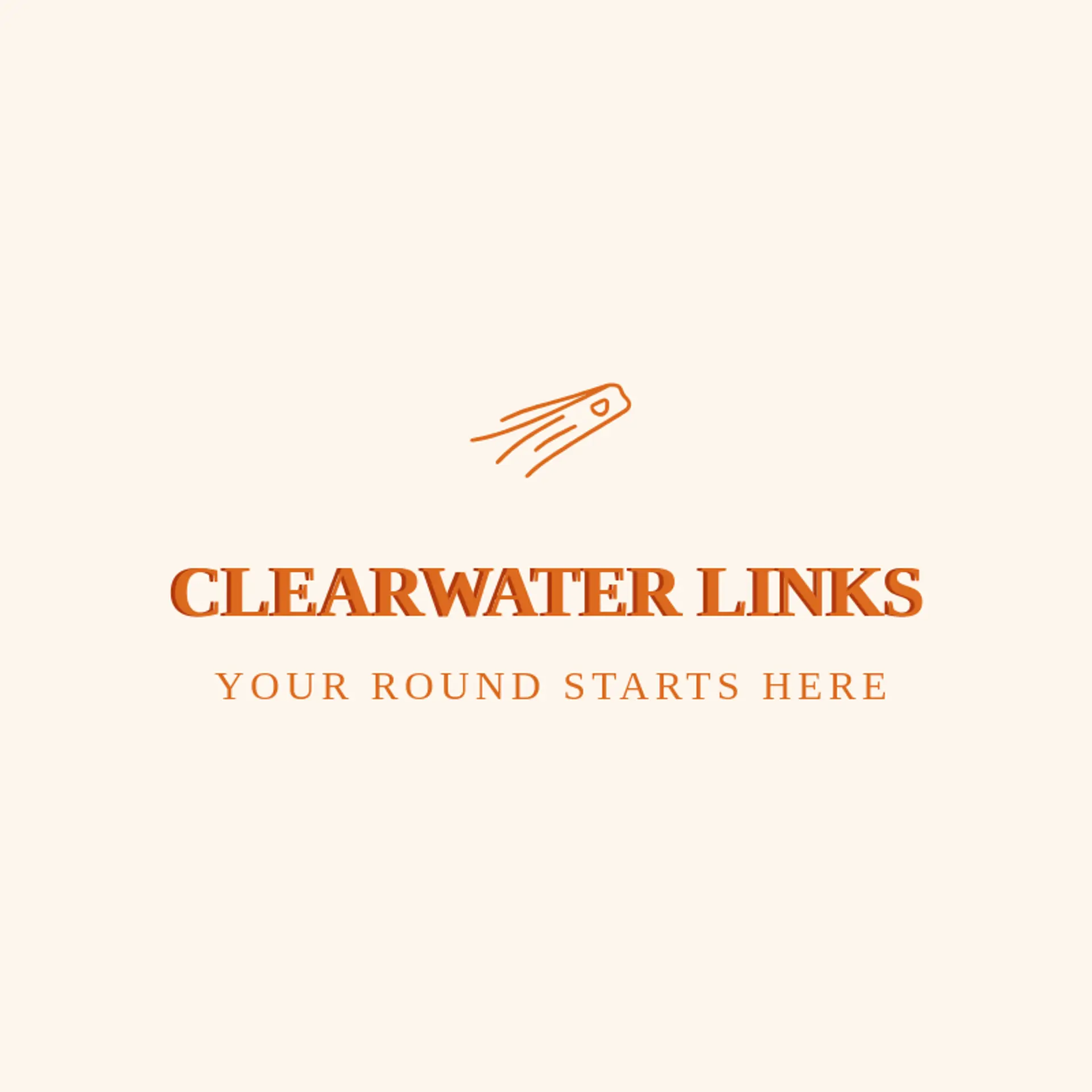 Clearwater Links logo for golf course