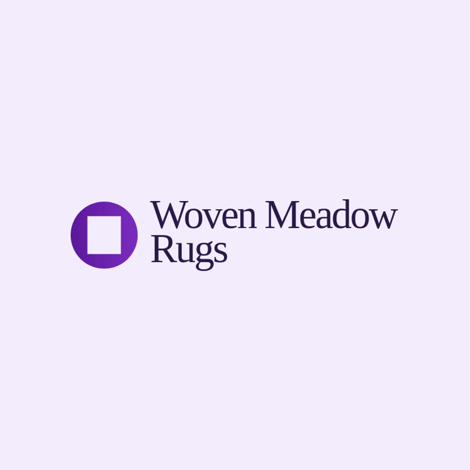 Woven Meadow Rugs logo for handmade
