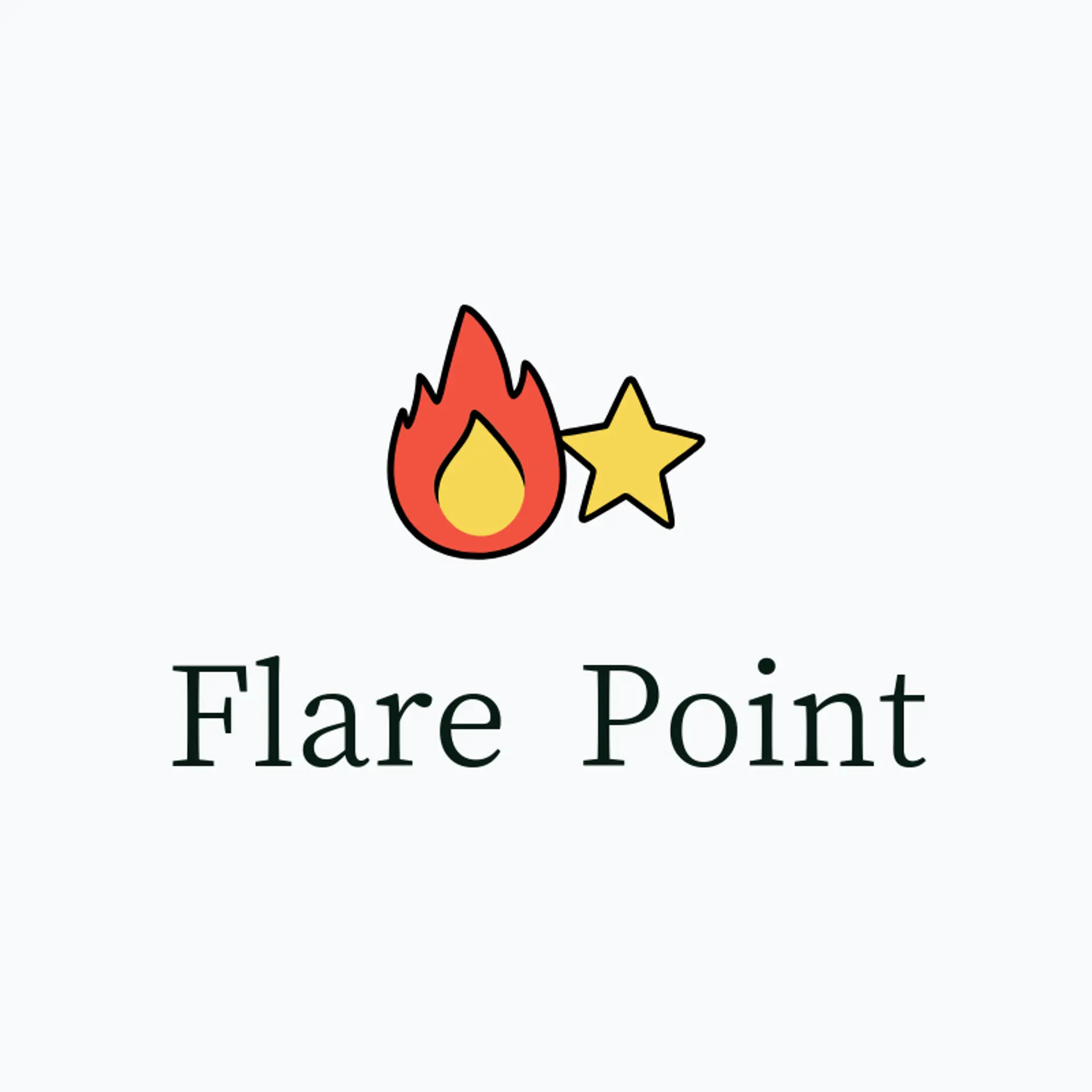Flare Point logo for fire department