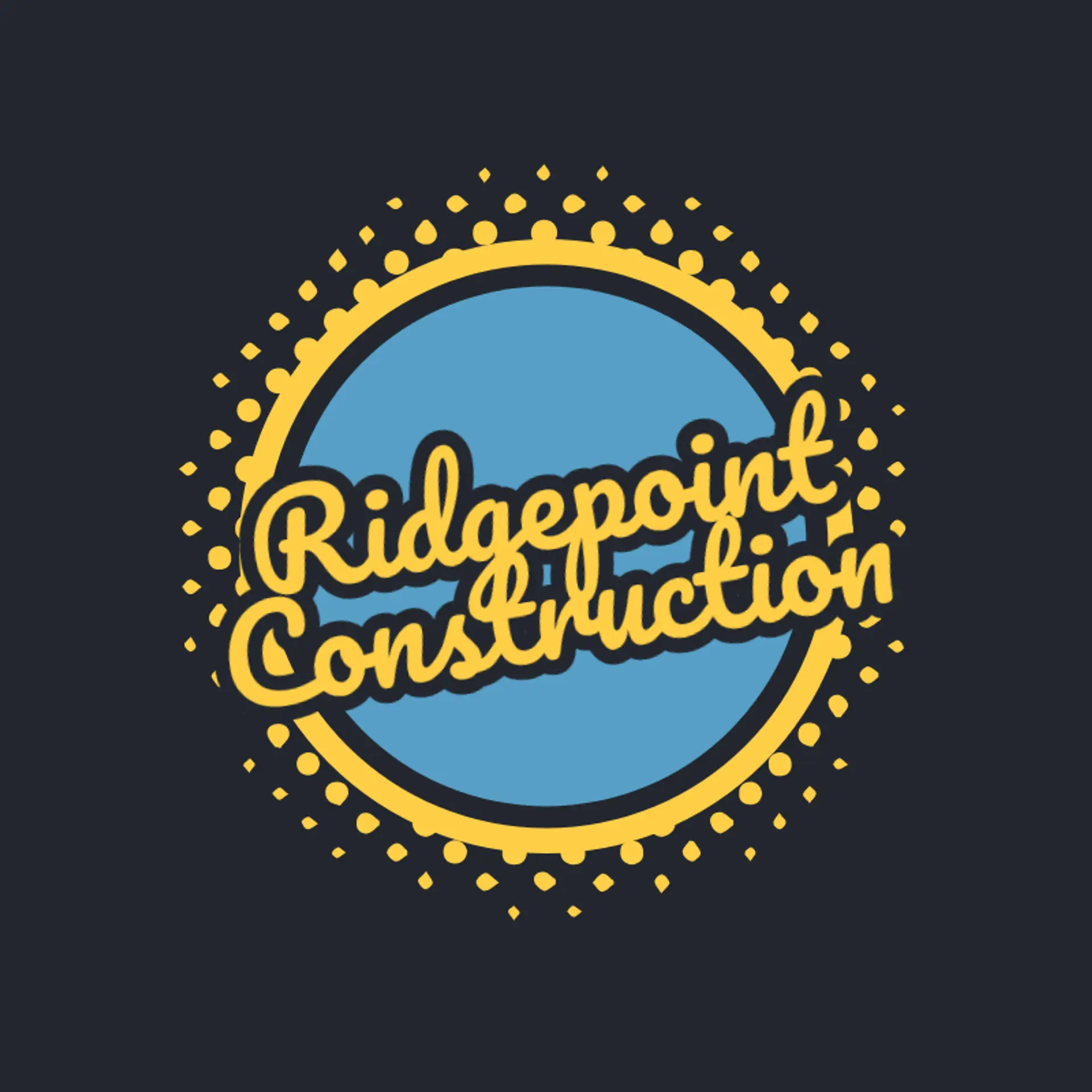 RidgePoint Construction logo for general construction