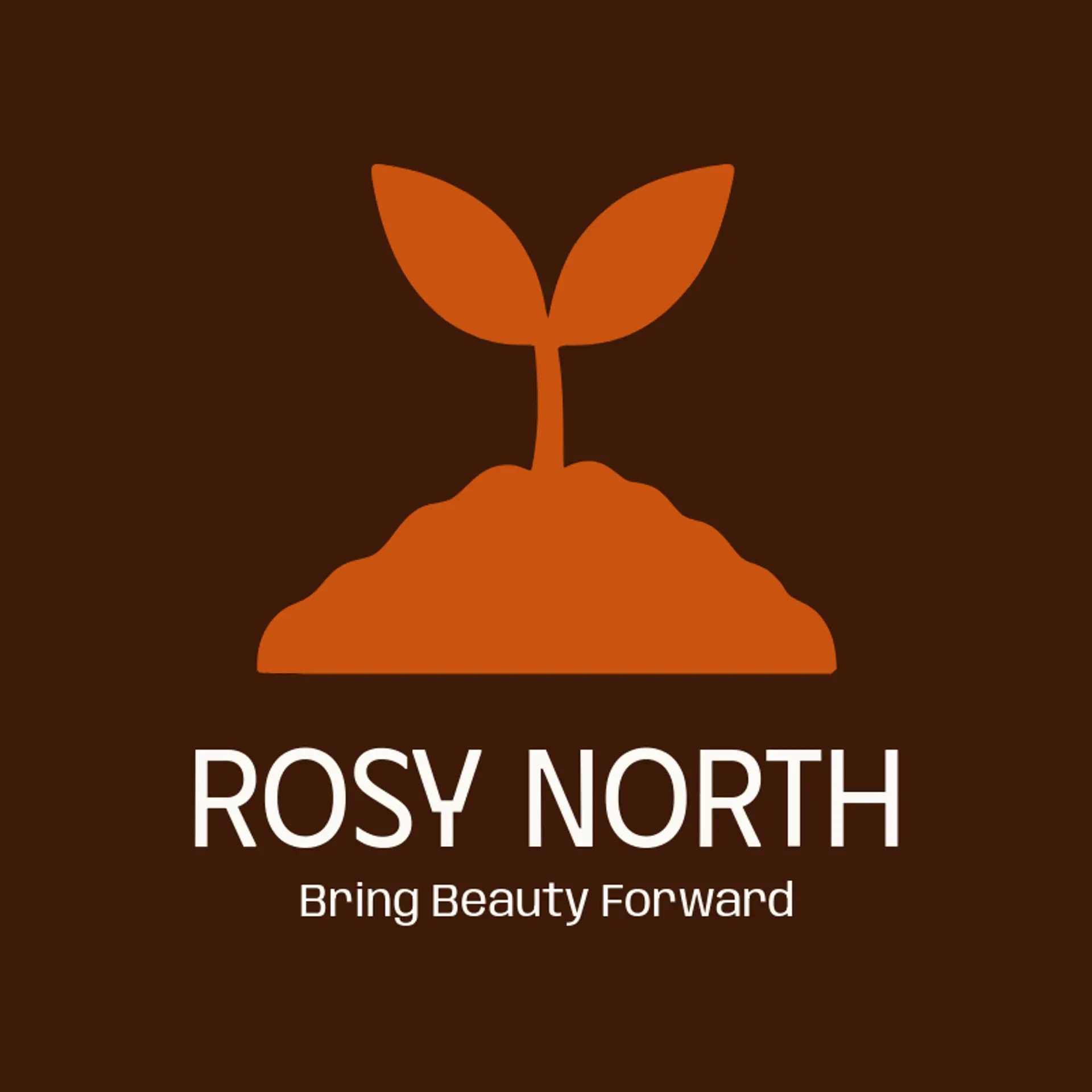 Rosy North logo for flower