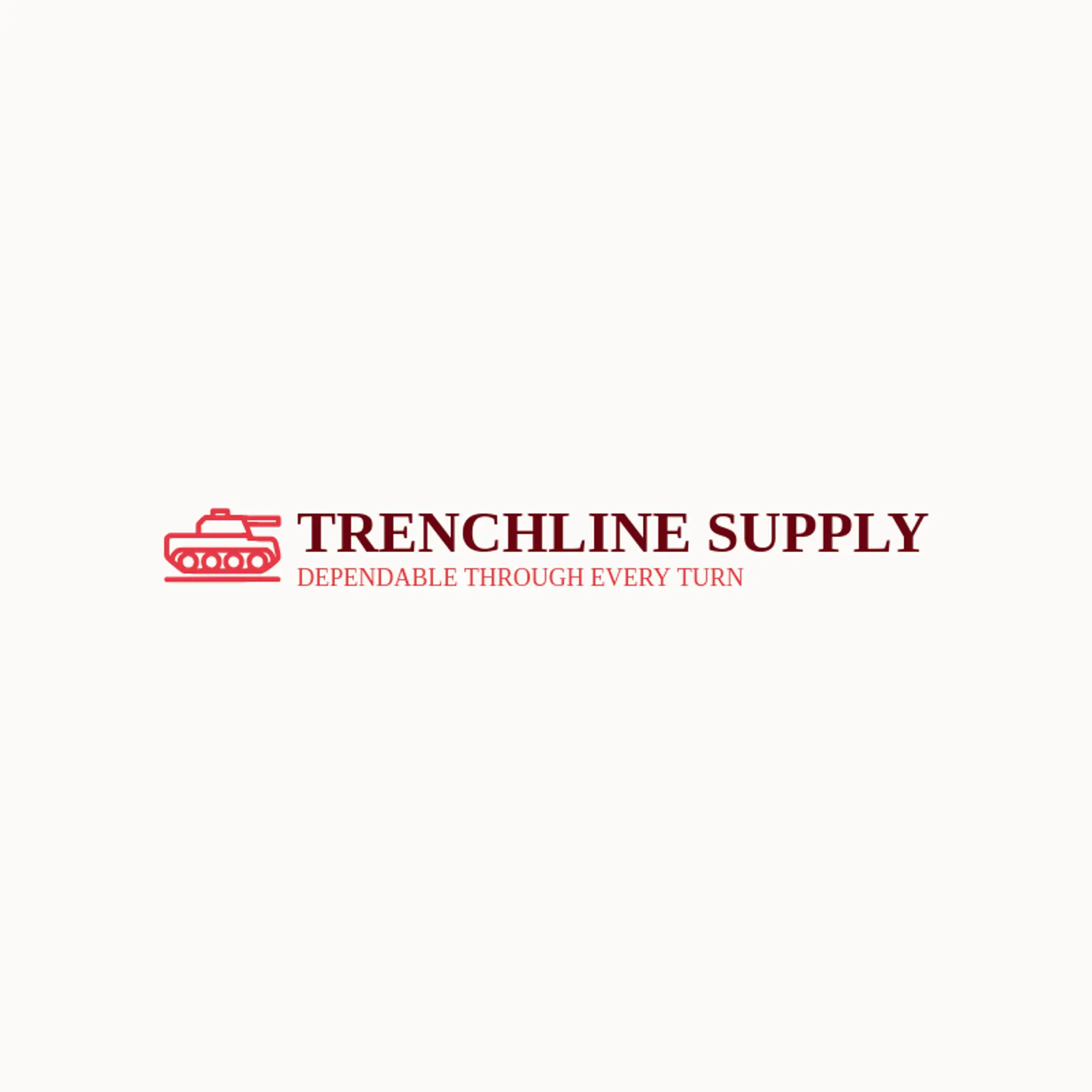 Trenchline Supply logo for tank