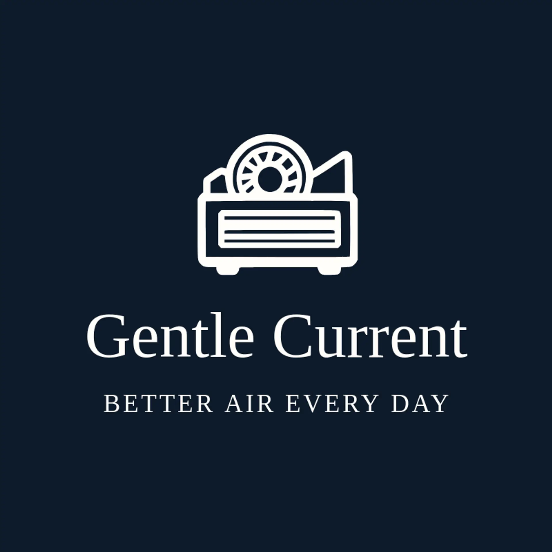 Gentle Current logo for air conditioning