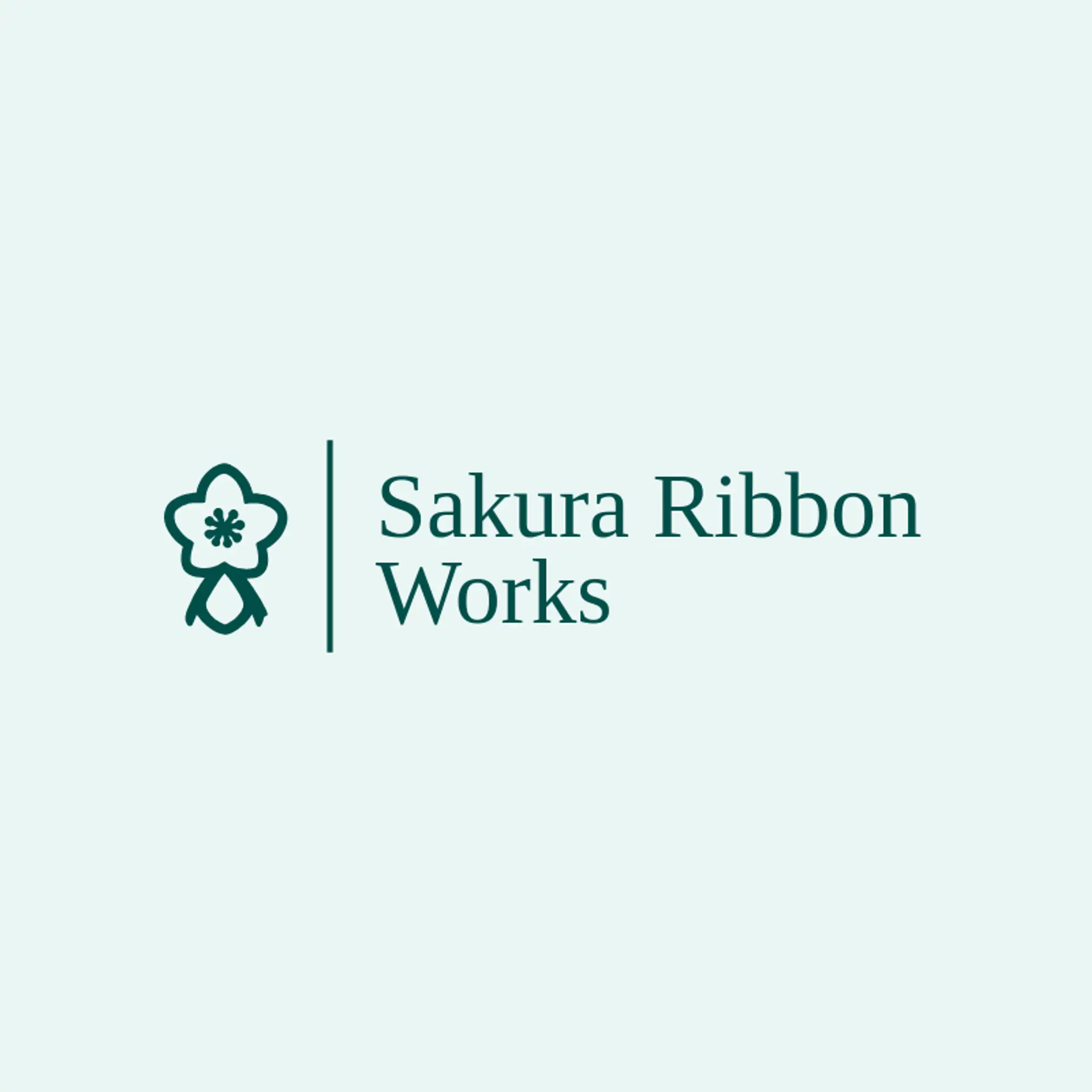 Sakura Ribbon Works logo for sakura