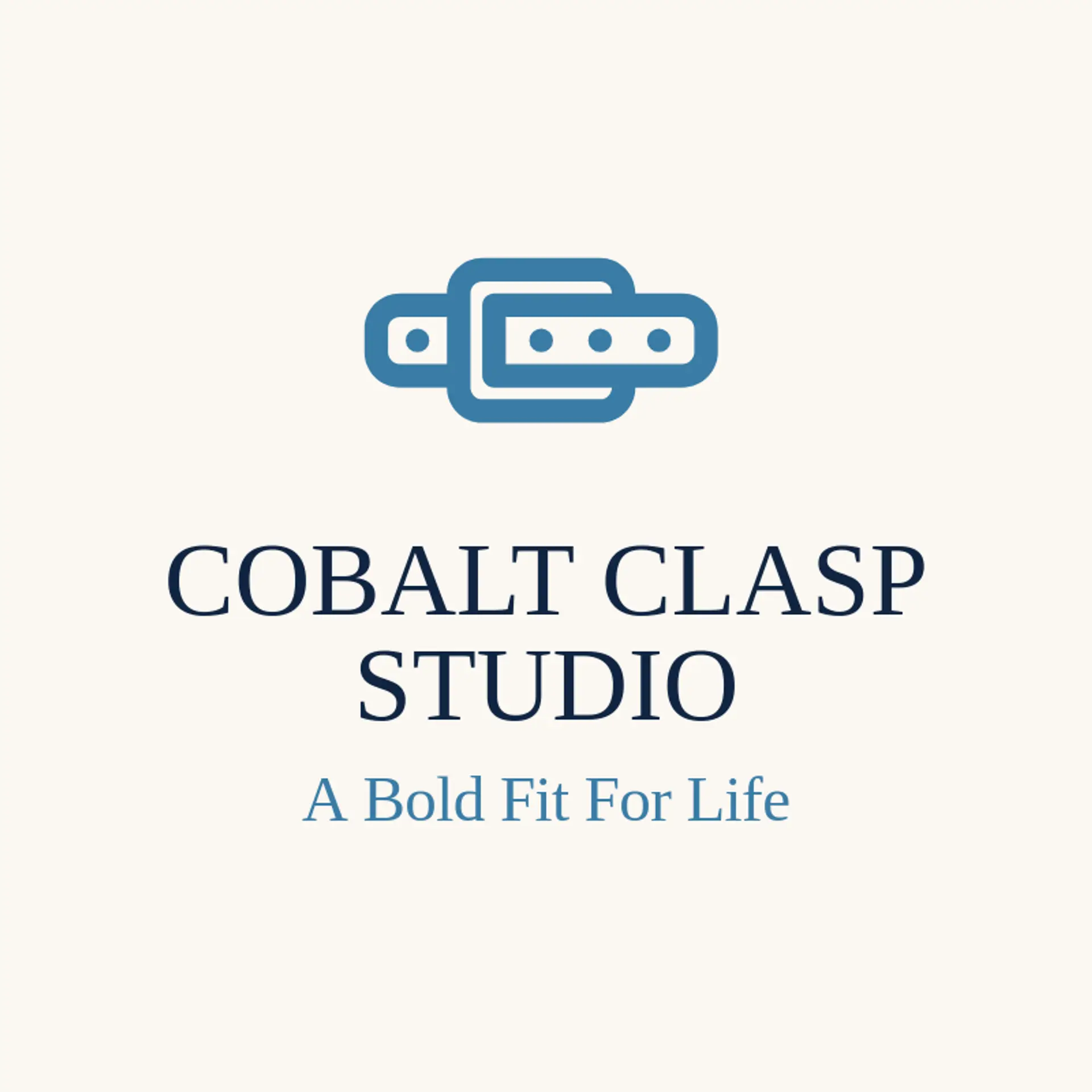 Cobalt Clasp Studio logo for Buckle