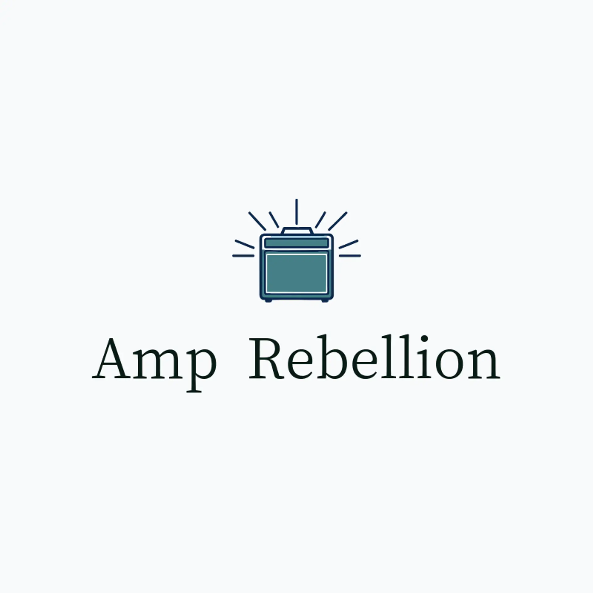 Amp Rebellion logo for metal band