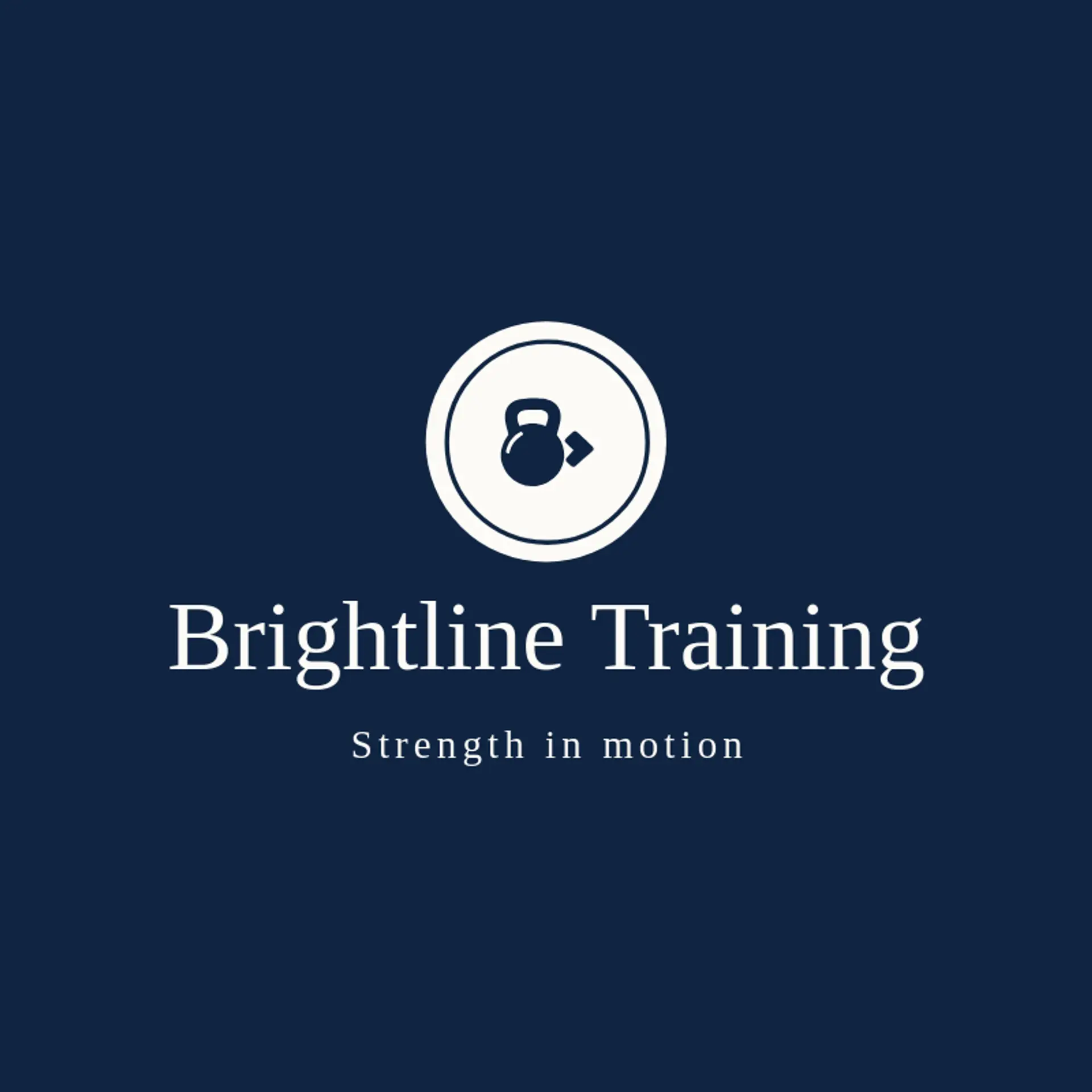 Brightline Training logo for athletic training