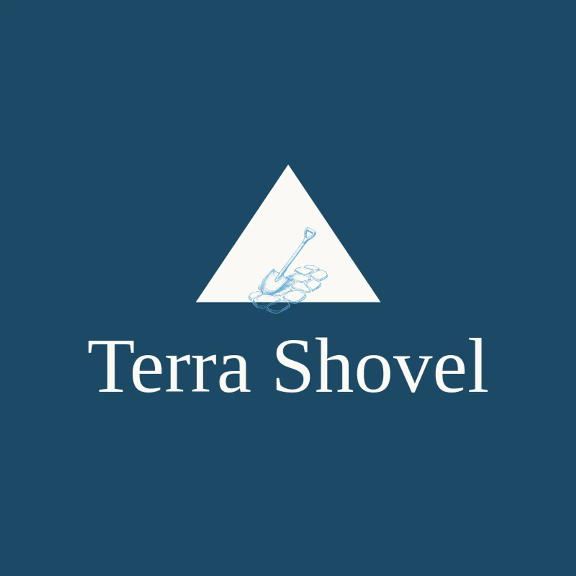 Terra Shovel logo for landscape