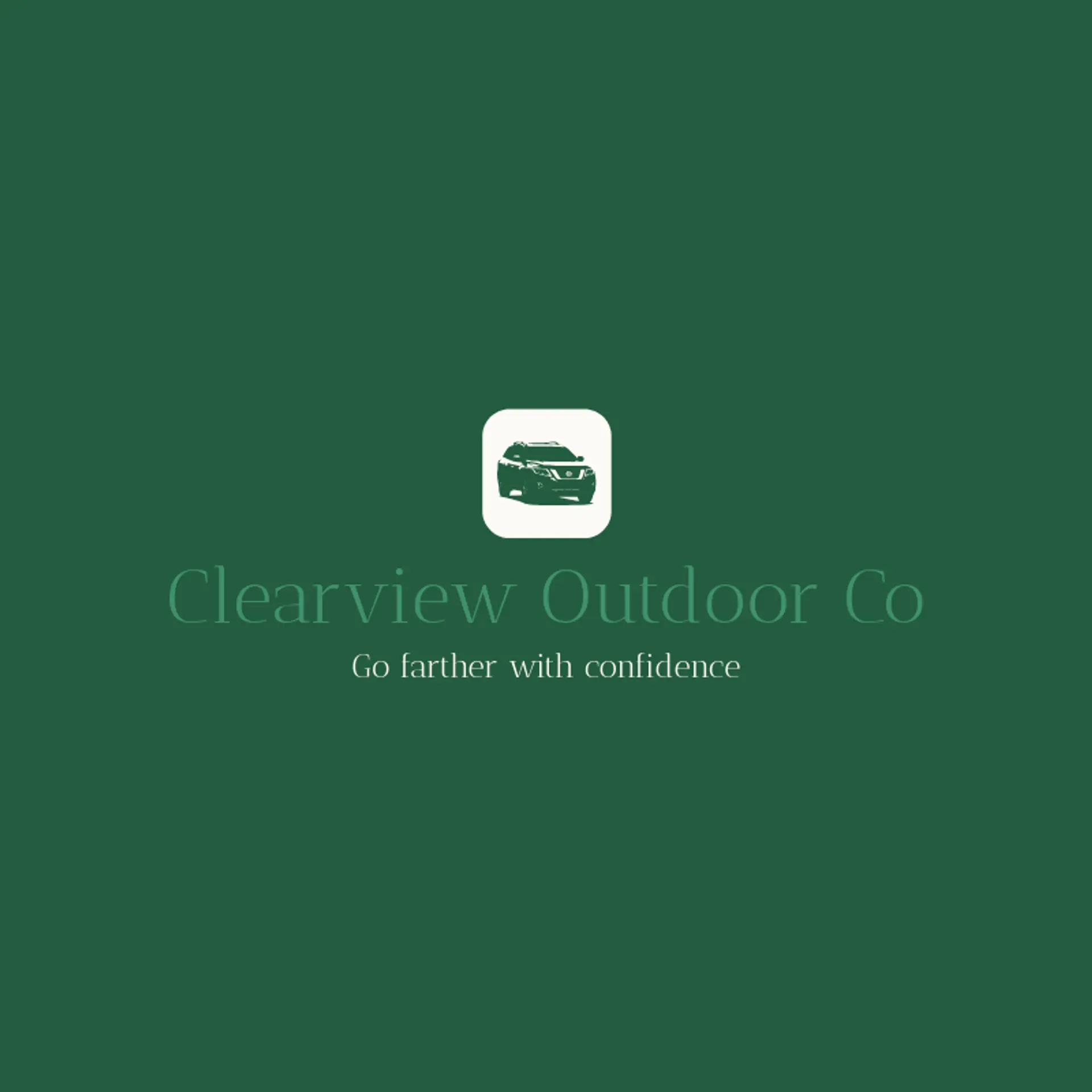 Clearview Outdoor Co logo for pathfinder