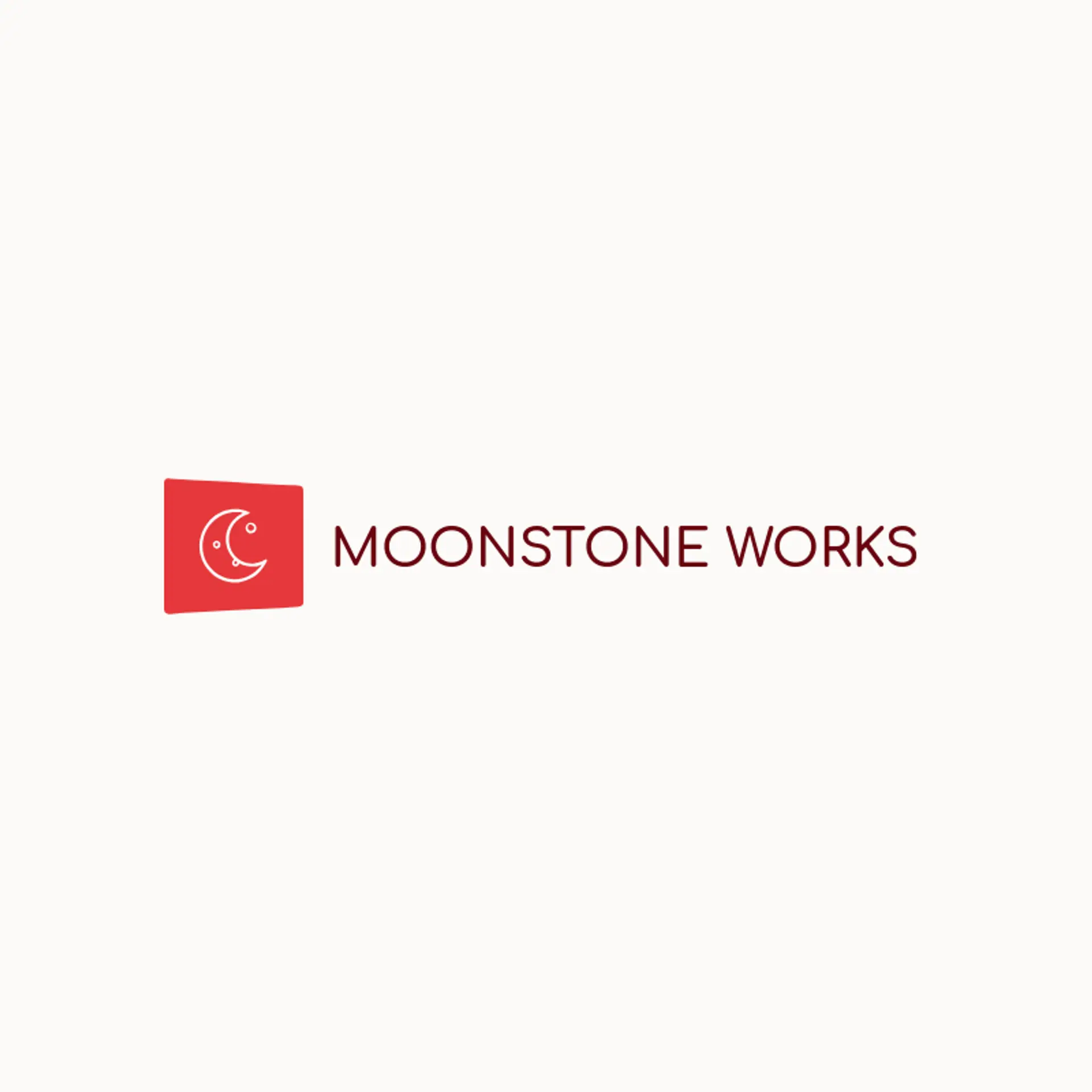 Moonstone Works logo for space