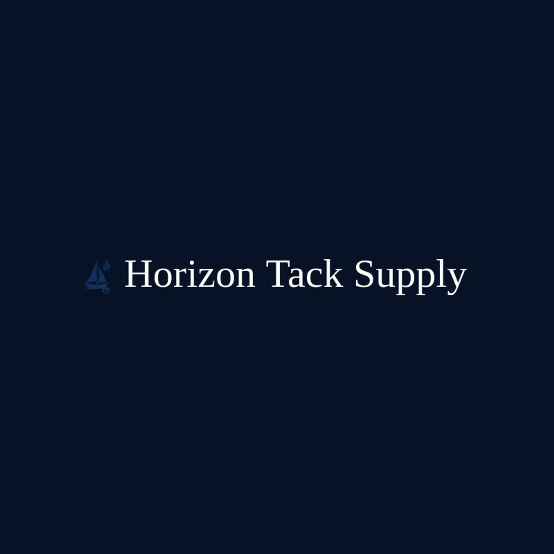 Horizon Tack Supply logo for sailboat