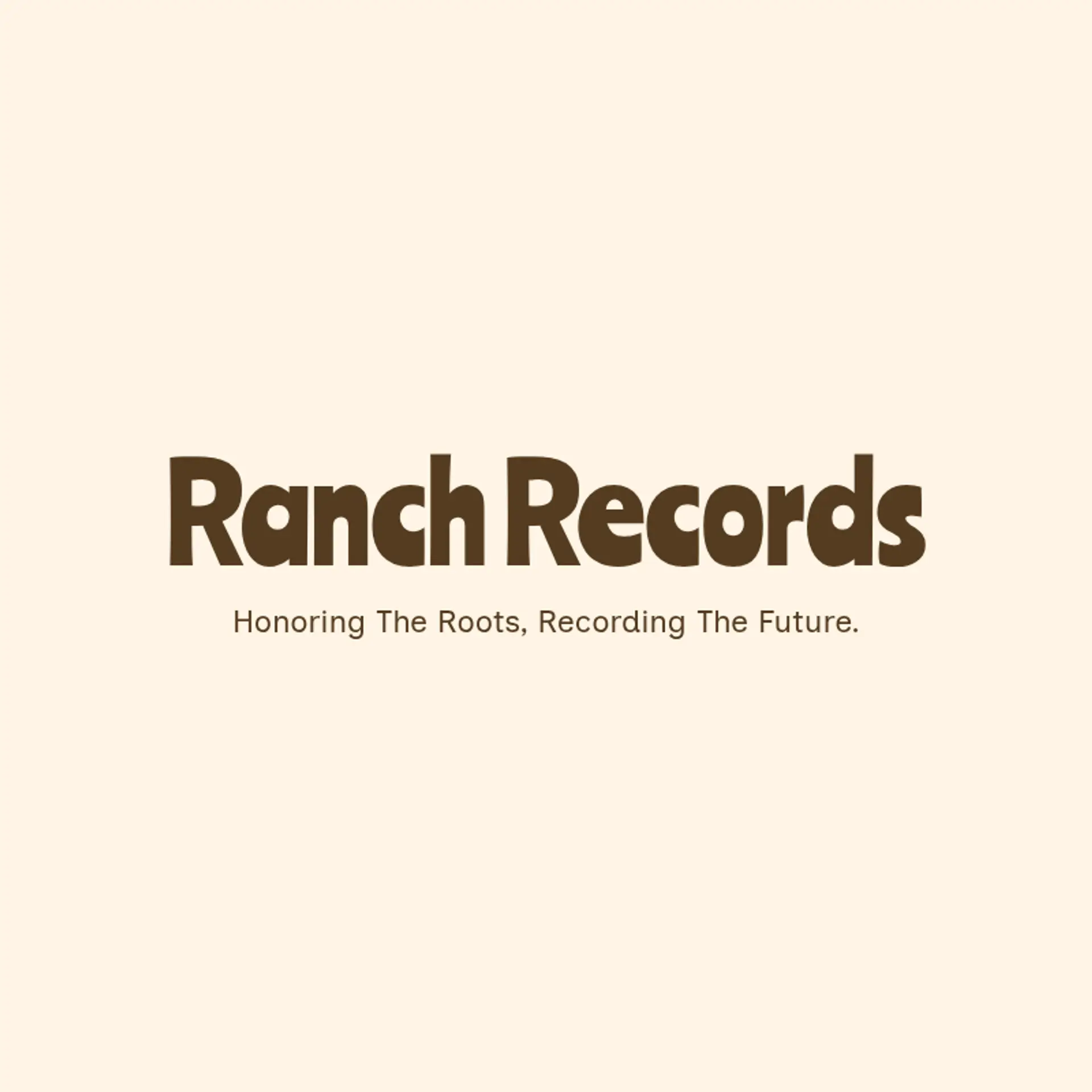 Ranch Records logo for country music