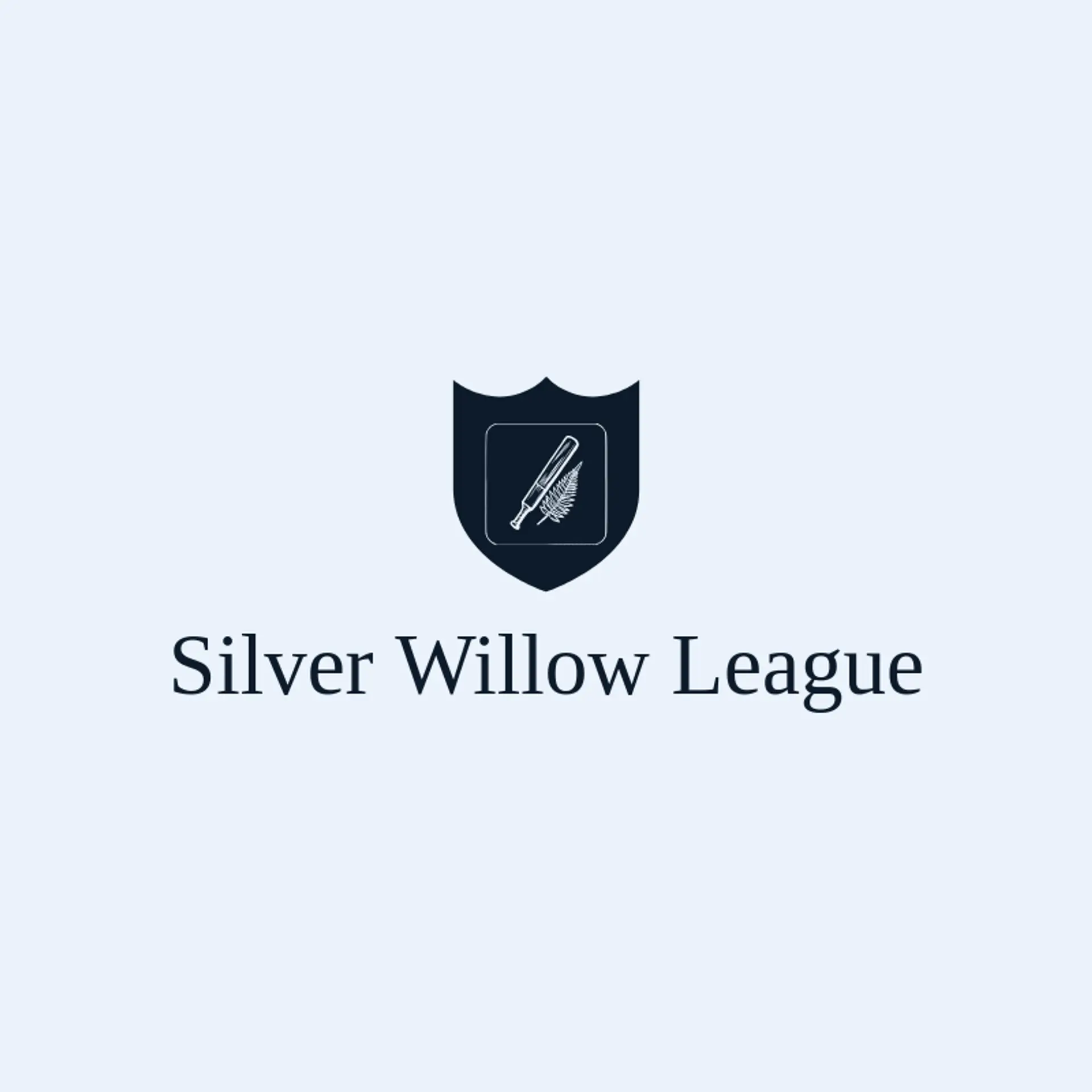 Silver Willow League logo for cricket team