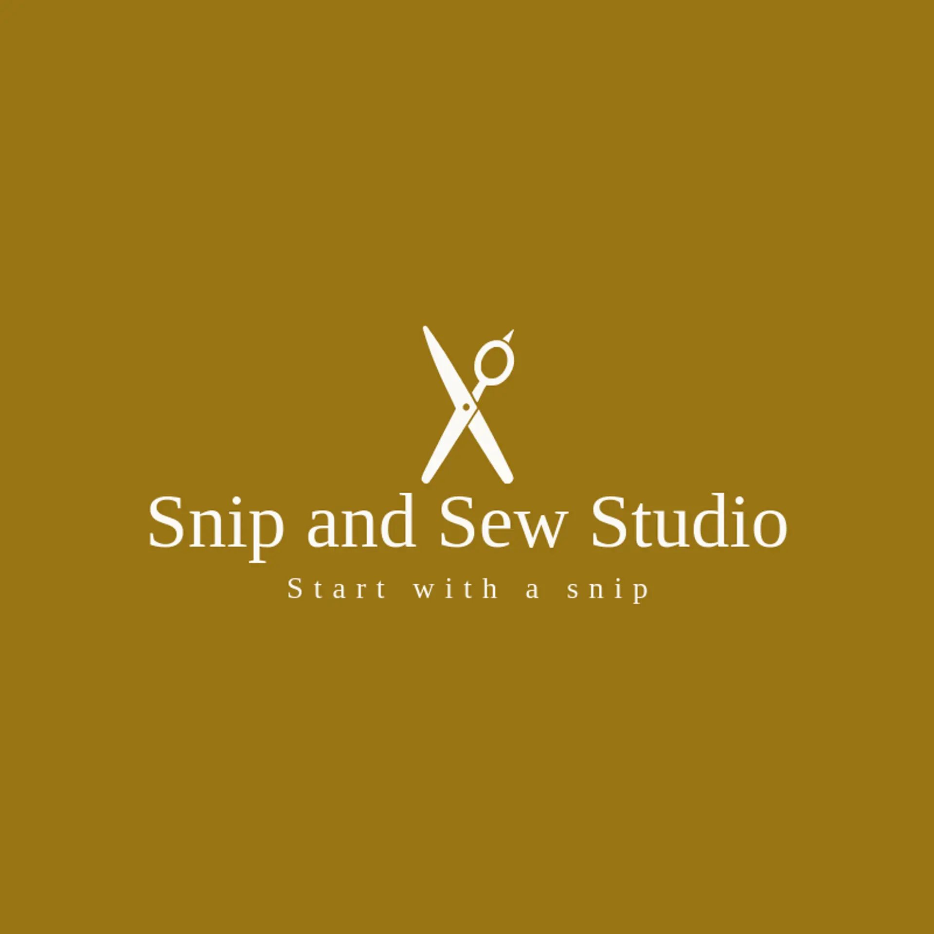 Snip and Sew Studio logo for sewing