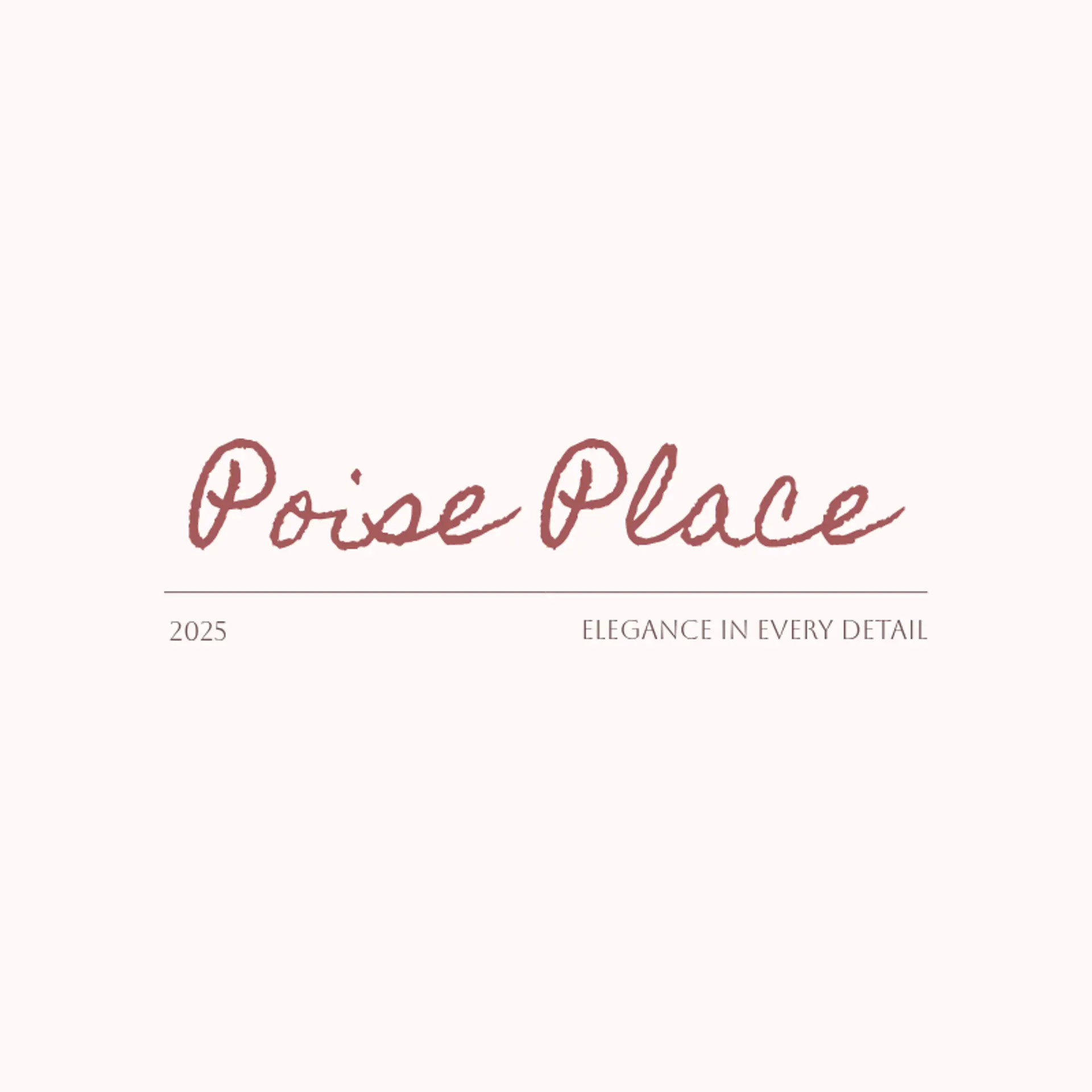 Poise Place logo for beauty salon