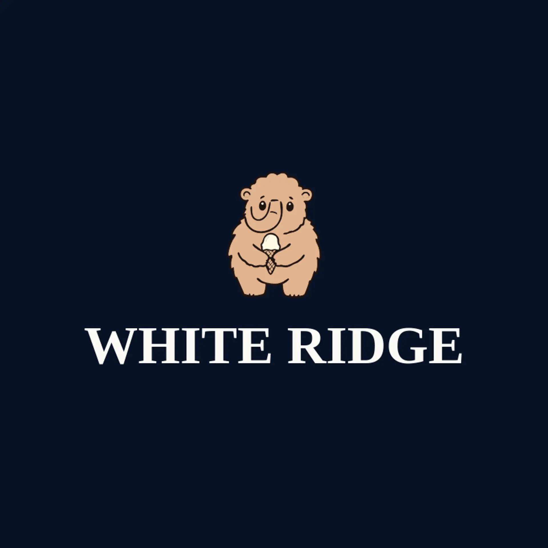 White Ridge logo for mammoth