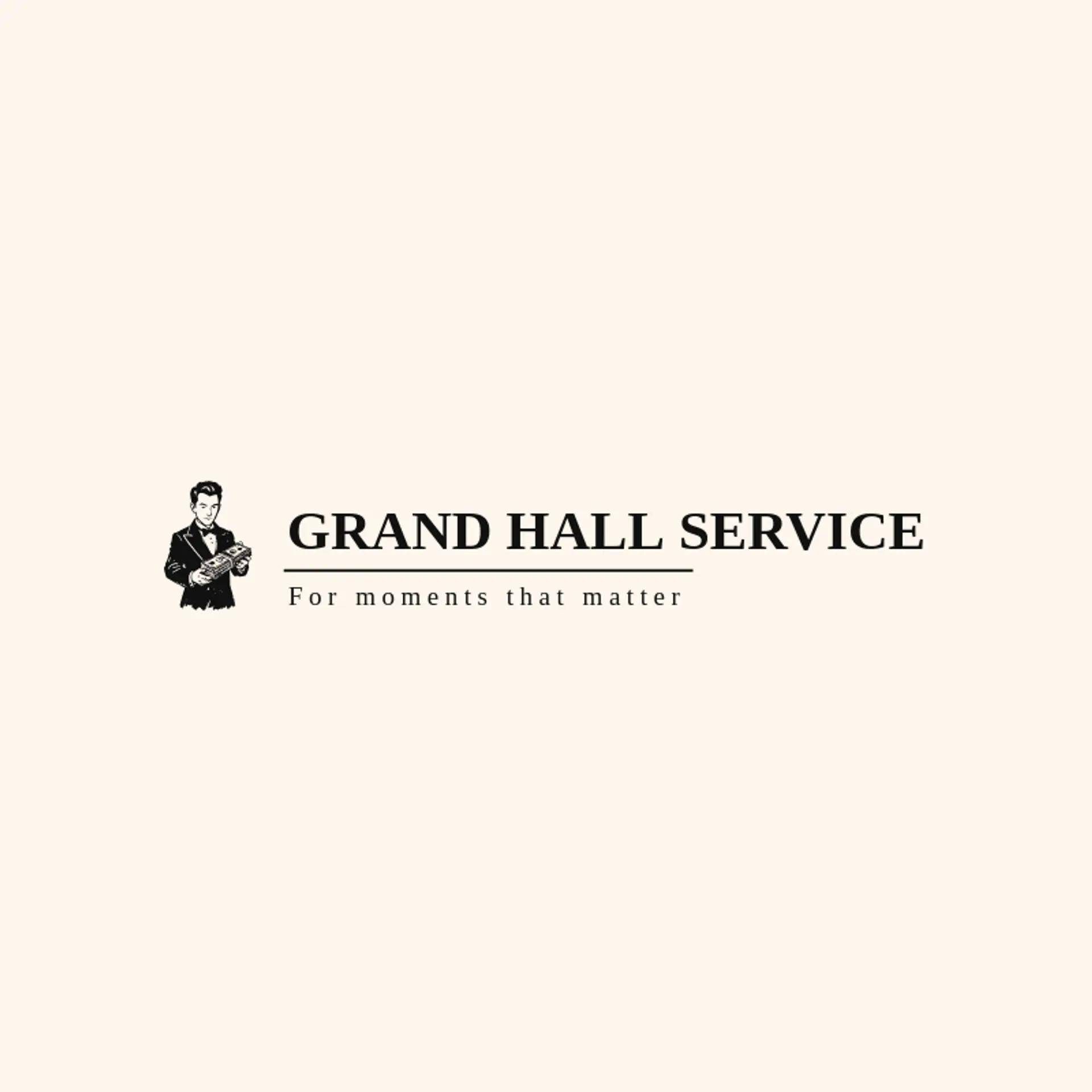 Grand Hall Service logo for butler