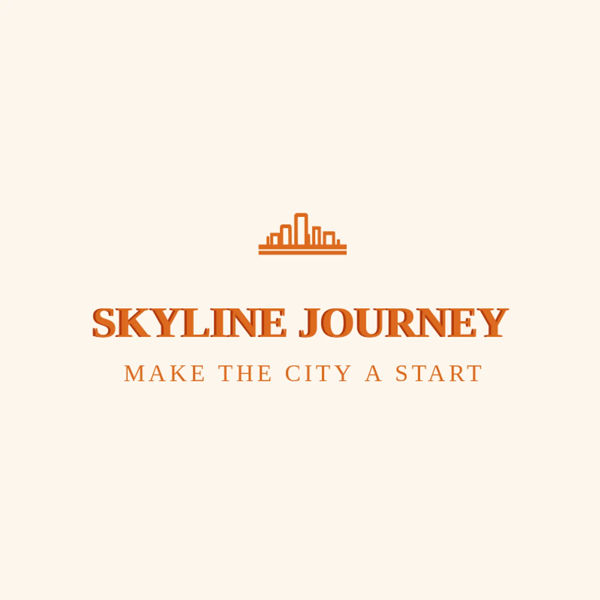 Skyline Journey logo for road trip