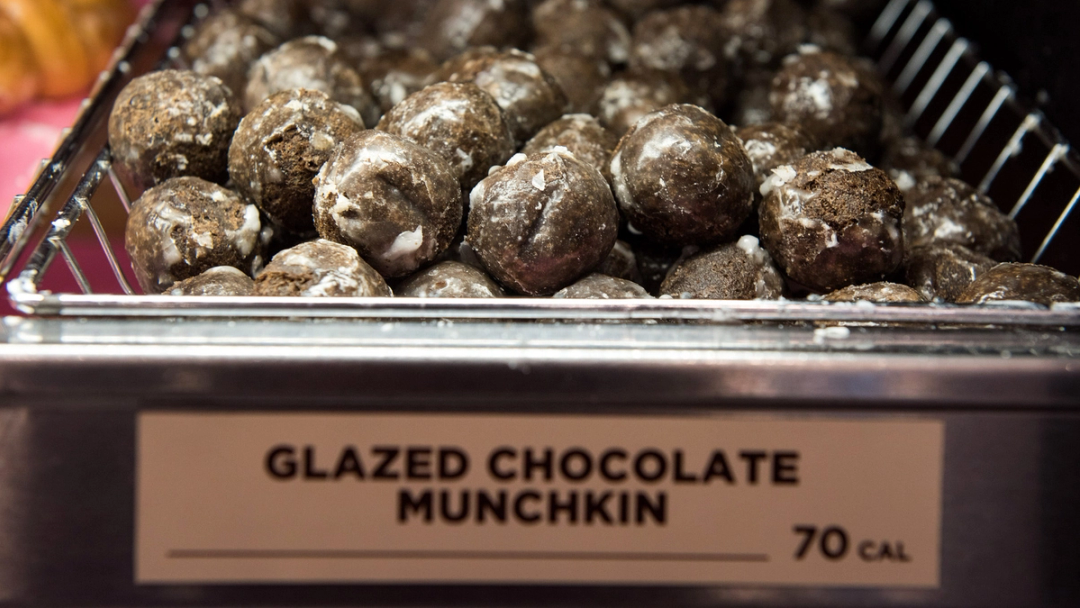 Dunkin' Donuts' glazed chocolate munchkins | Source