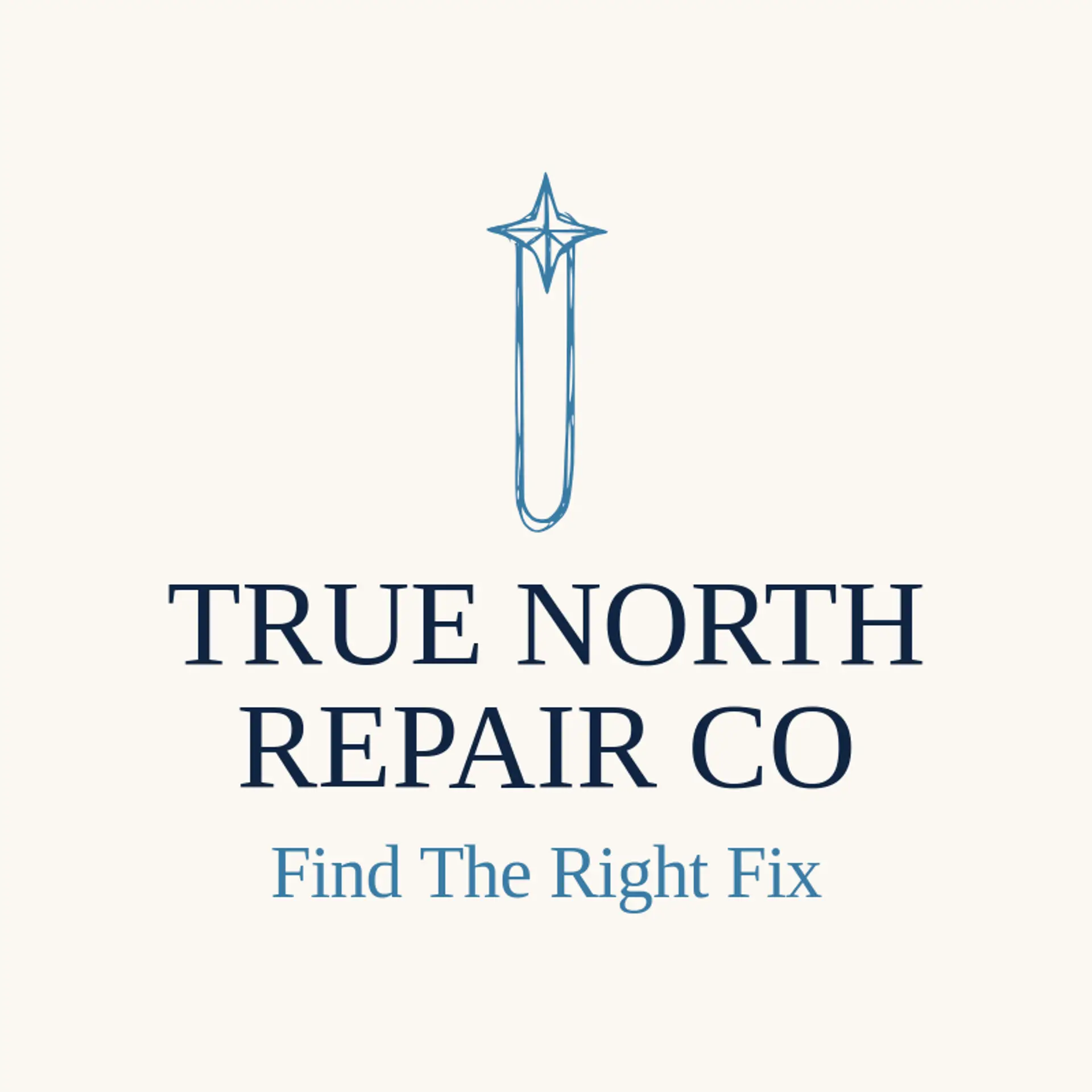 True North Repair Co logo for handyman services