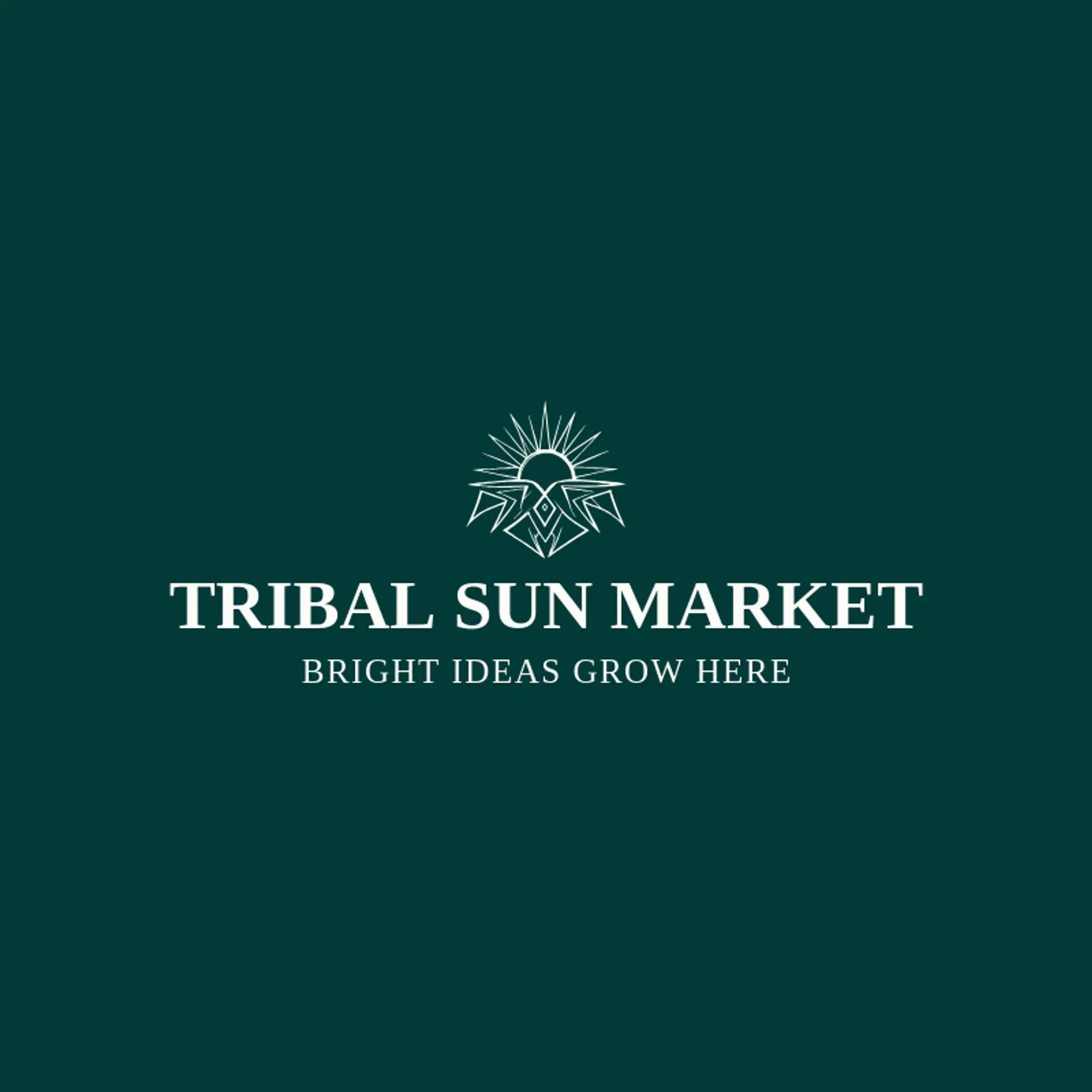 Tribal Sun Market logo for tribal