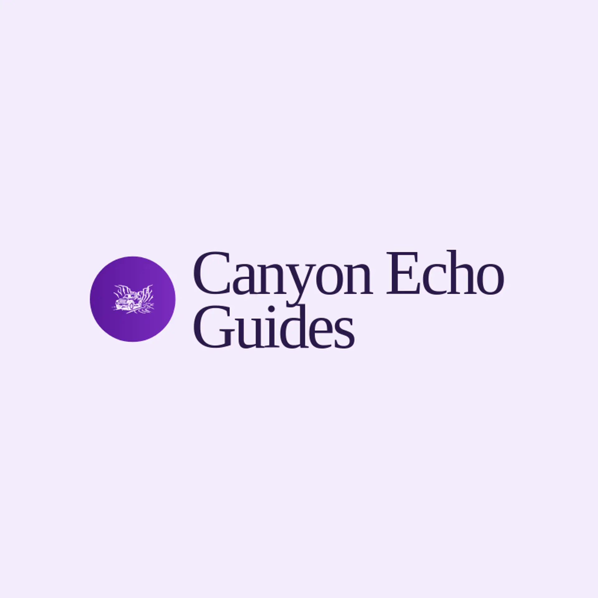 Canyon Echo Guides logo for jeep