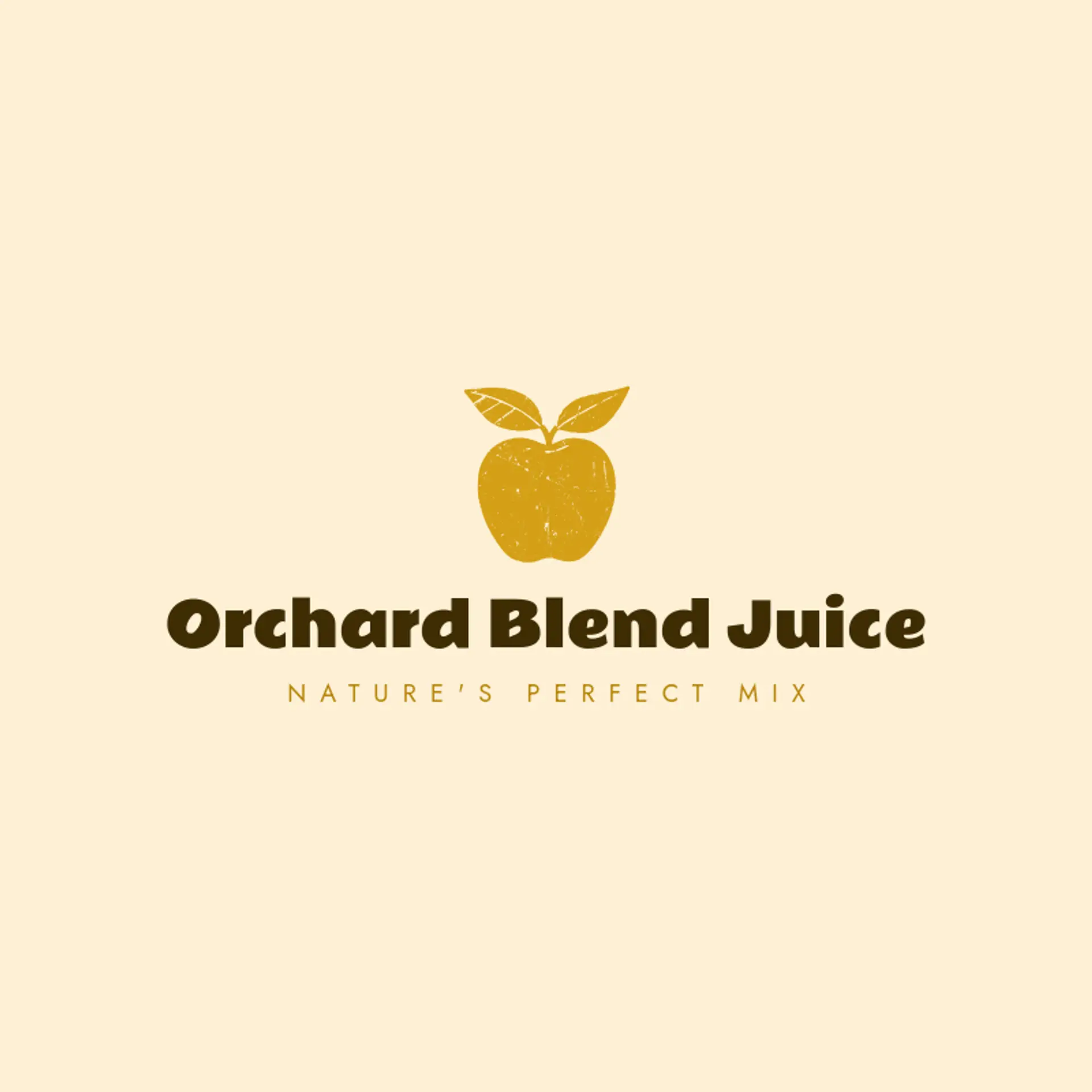 Orchard Blend Juice logo for apple