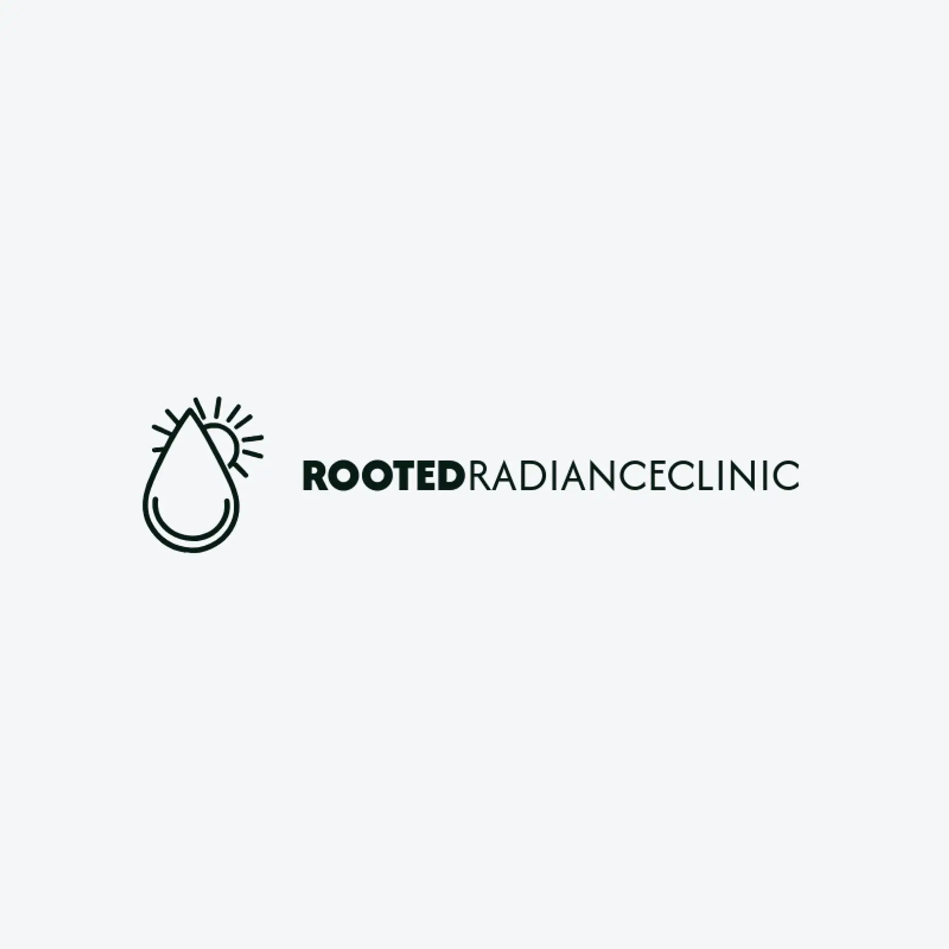 Rooted Radiance Clinic logo for ayurvedic
